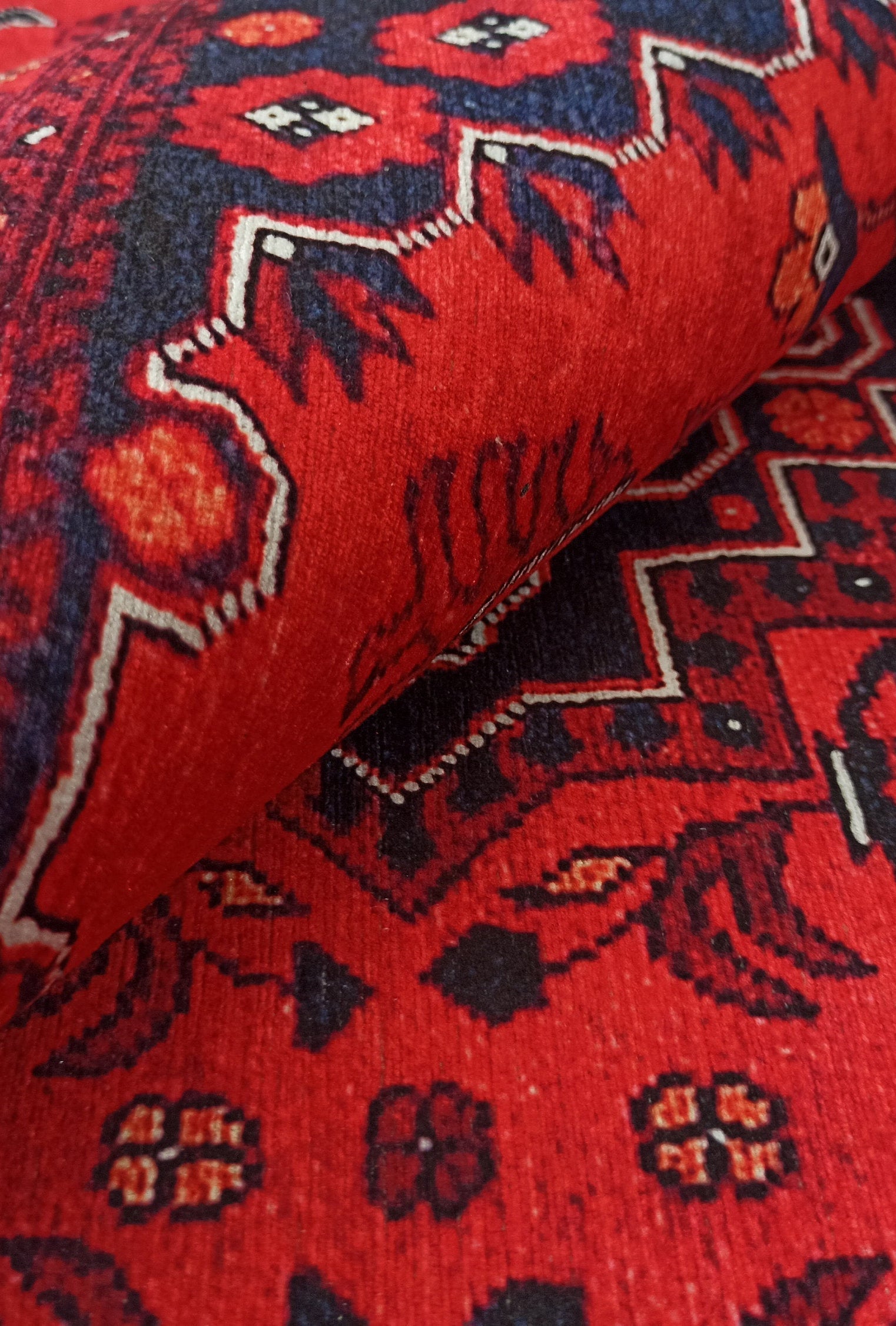 Klara Rug Turkish Red Blue Rug