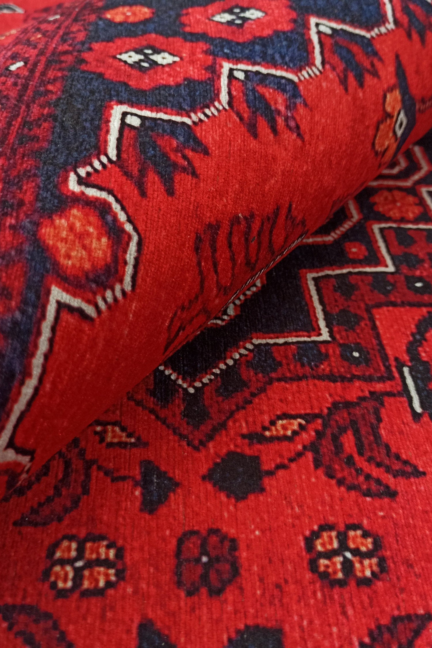 Klara Rug Turkish Red Blue Rug