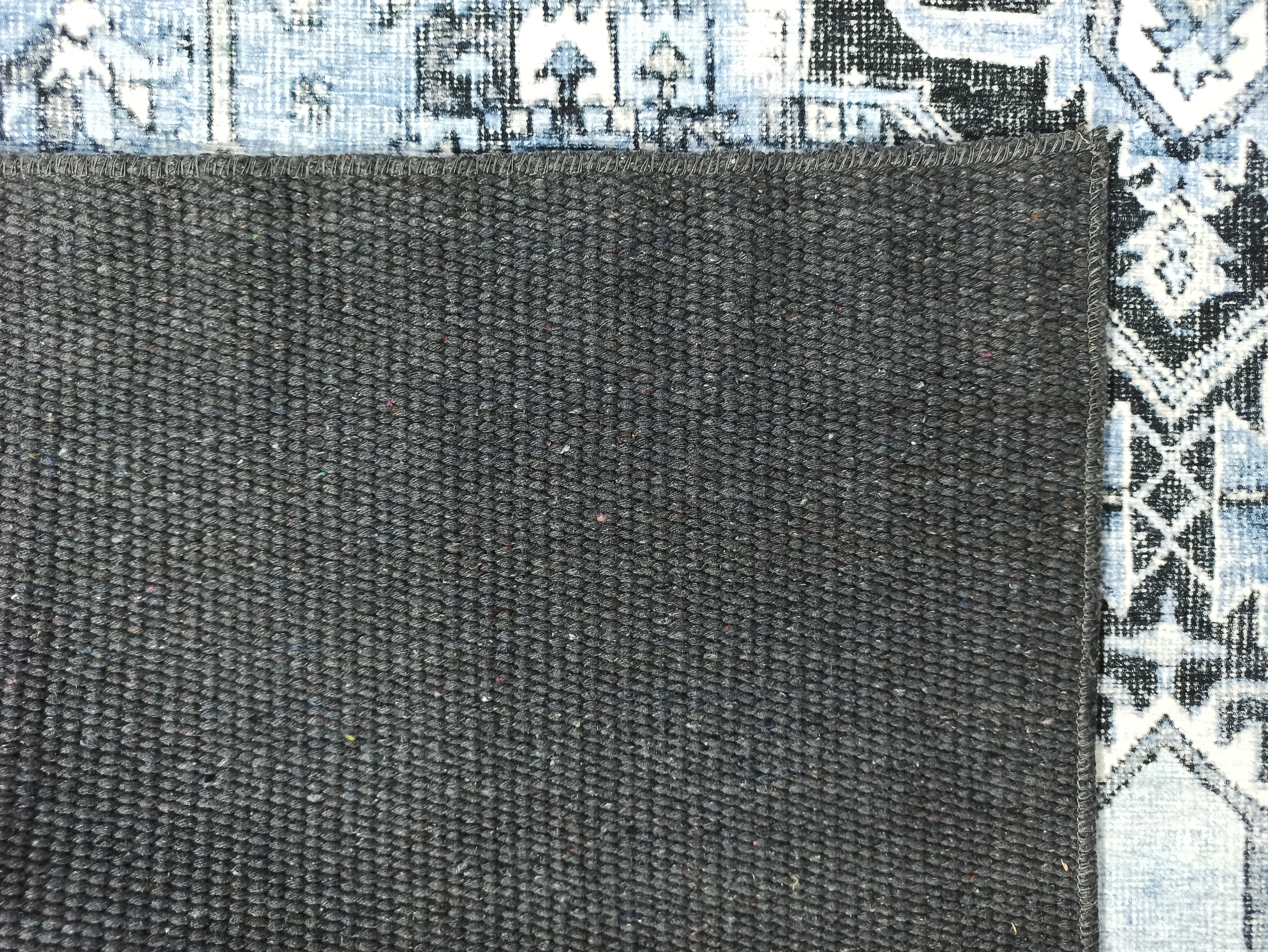 Koli Rug Persian Vintage Blue Rug