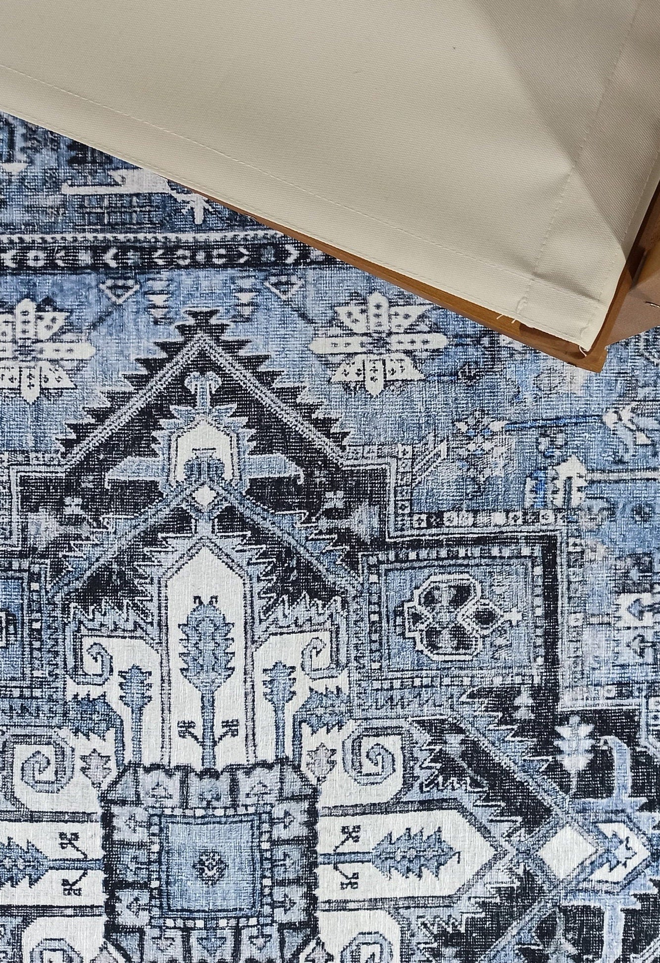 Koli Rug Persian Vintage Blue Rug