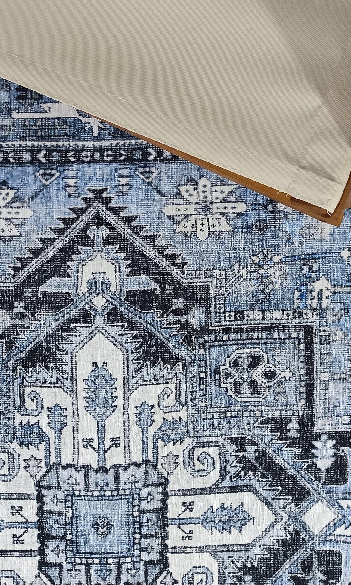 Koli Rug Persian Vintage Blue Rug