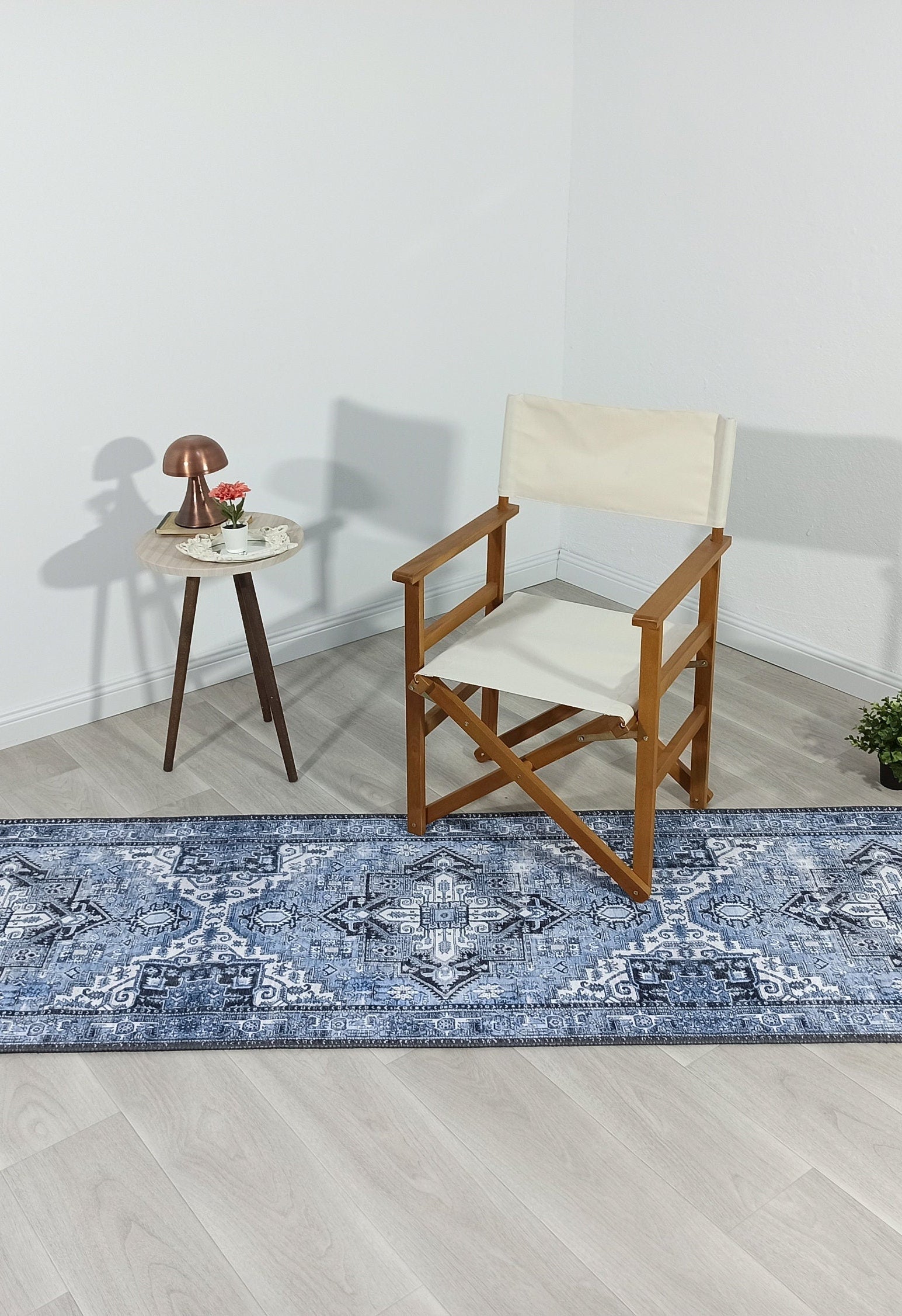 Koli Rug Persian Vintage Blue Rug