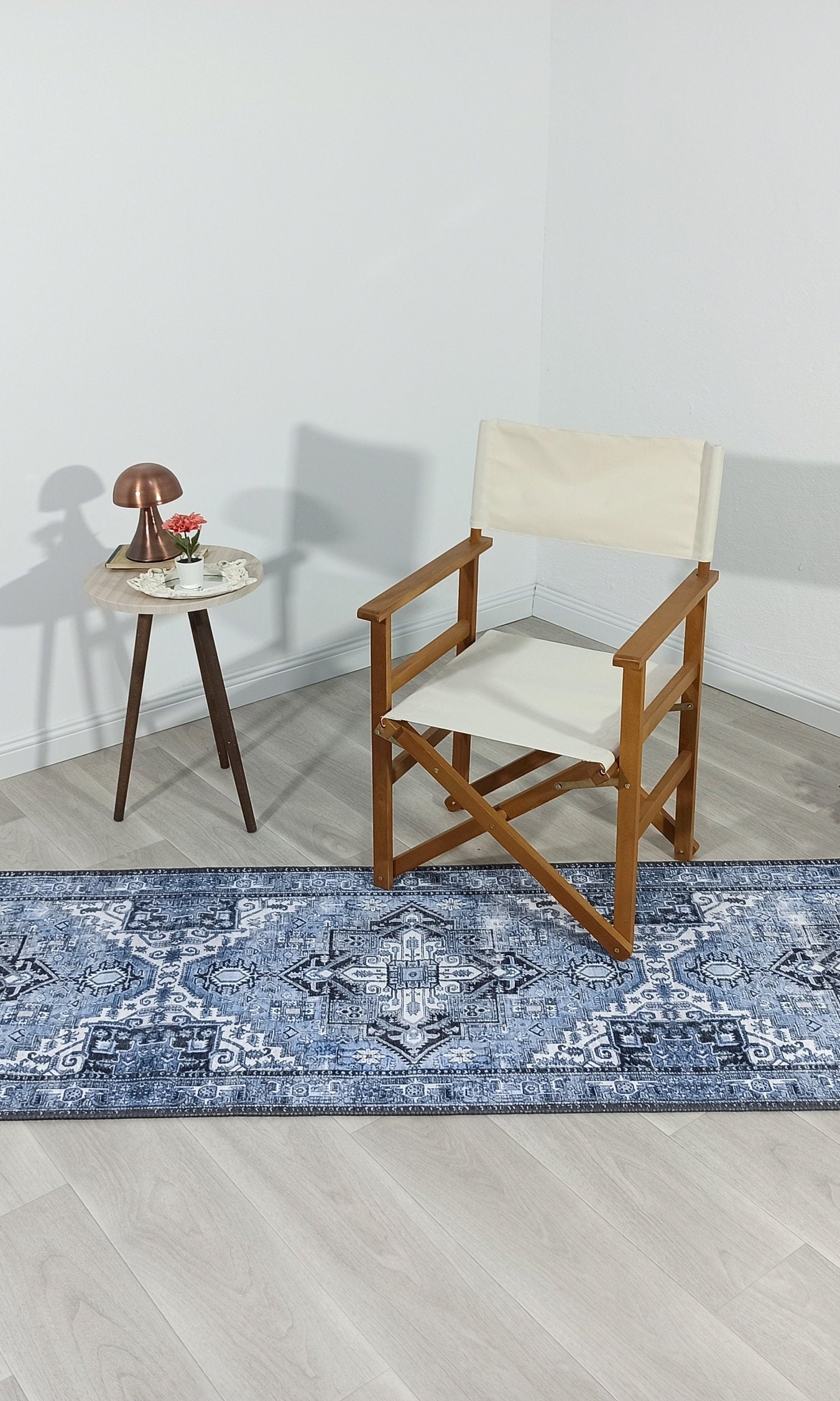 Koli Rug Persian Vintage Blue Rug