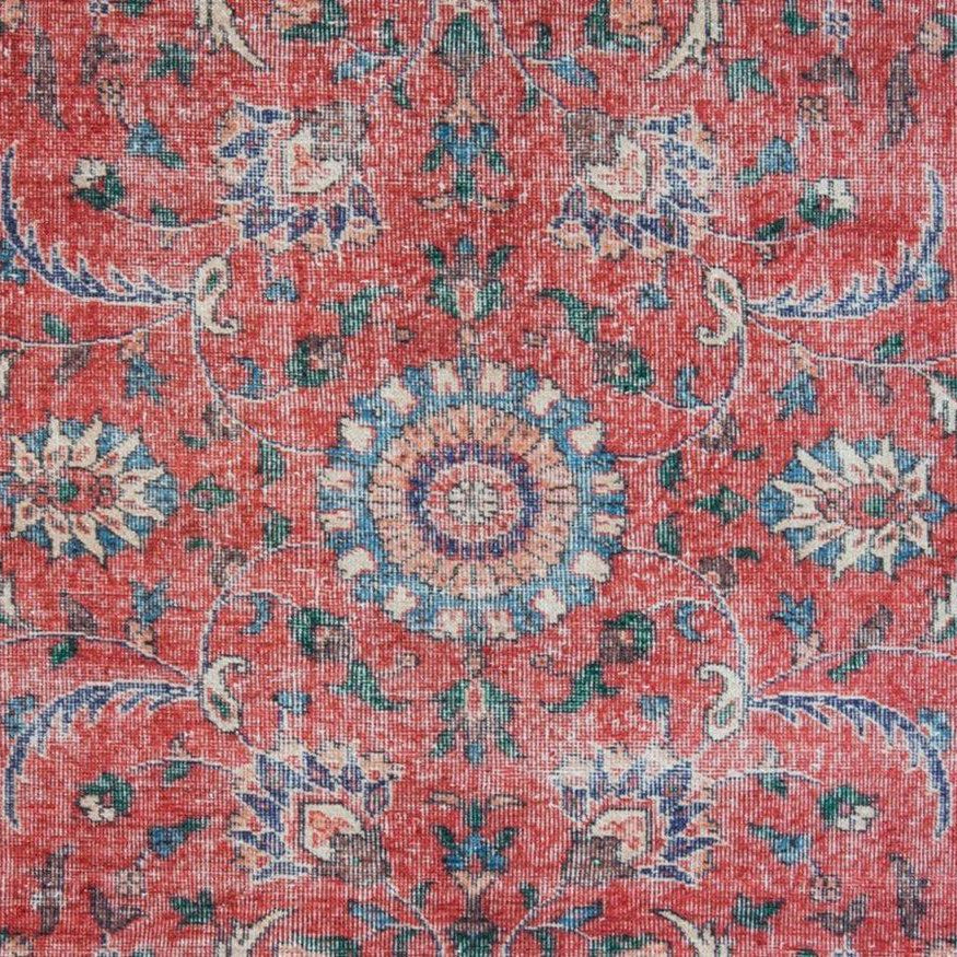 Kopa Turkish Faded Red & Ivory Beige Rug