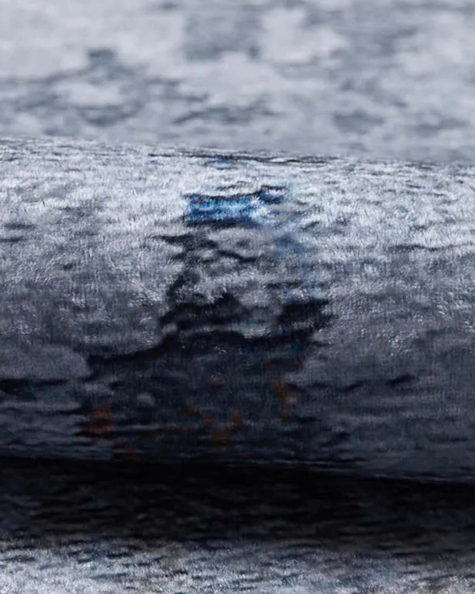 Lama Abstract Modern Gray Rug