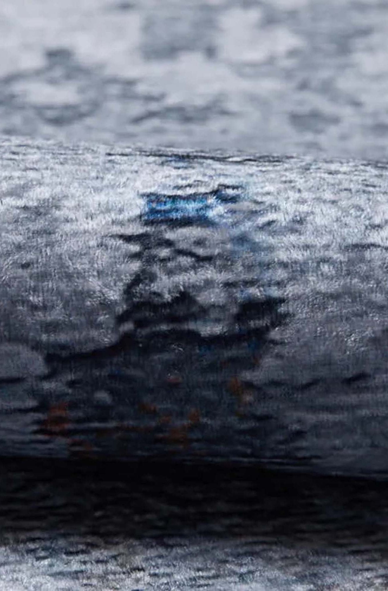 Lama Abstract Modern Gray Rug