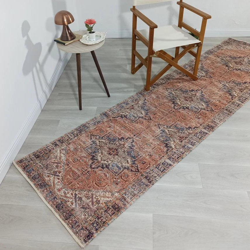 Lamya Turkish Faded Orange Beige-Blush Rug
