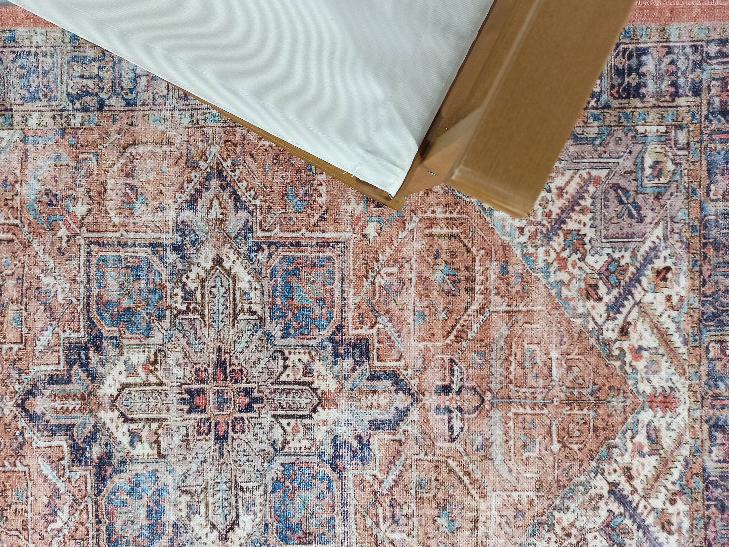 Lamya Turkish Faded Orange Beige-Blush Rug