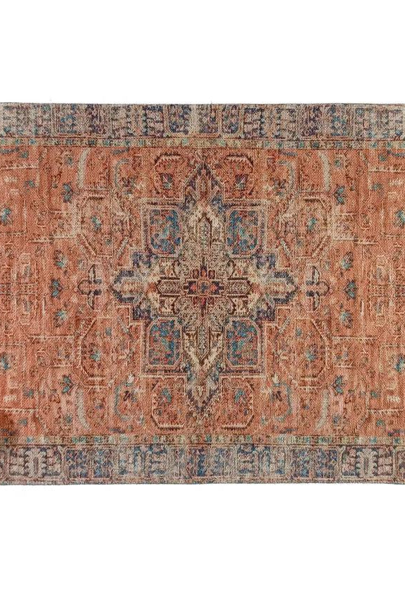 Lamya Turkish Faded Orange Beige-Blush Rug