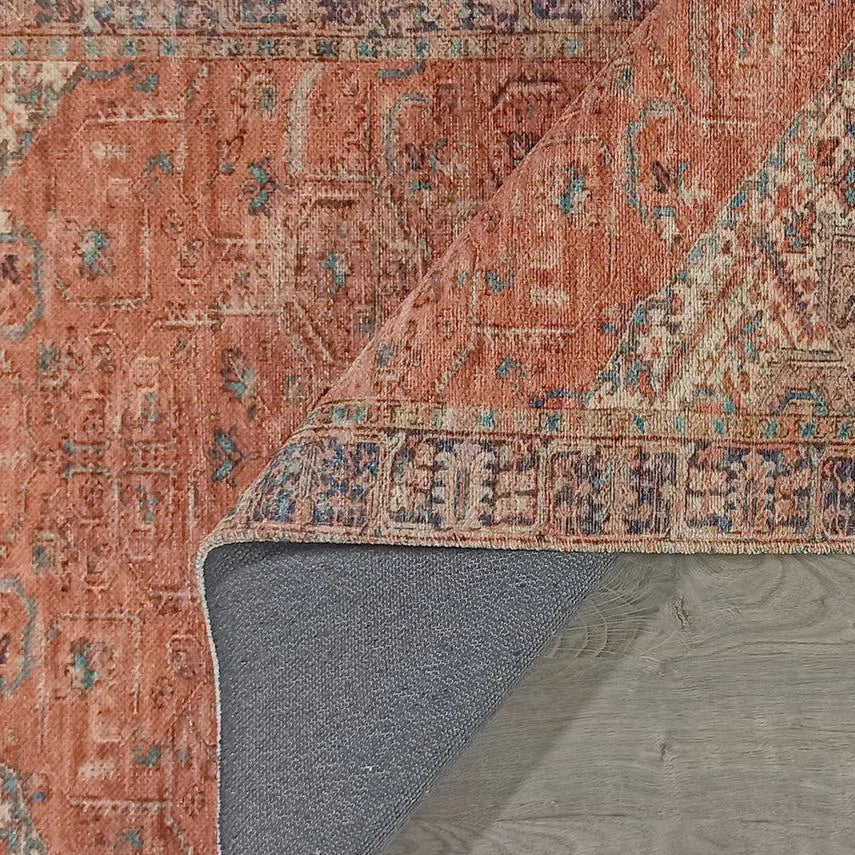 Lamya Turkish Faded Orange Beige-Blush Rug