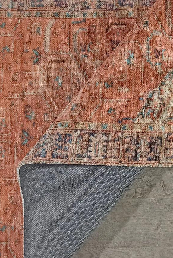 Lamya Turkish Faded Orange Beige-Blush Rug