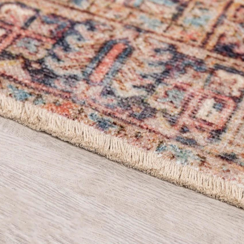 Lamya Turkish Faded Orange Beige-Blush Rug