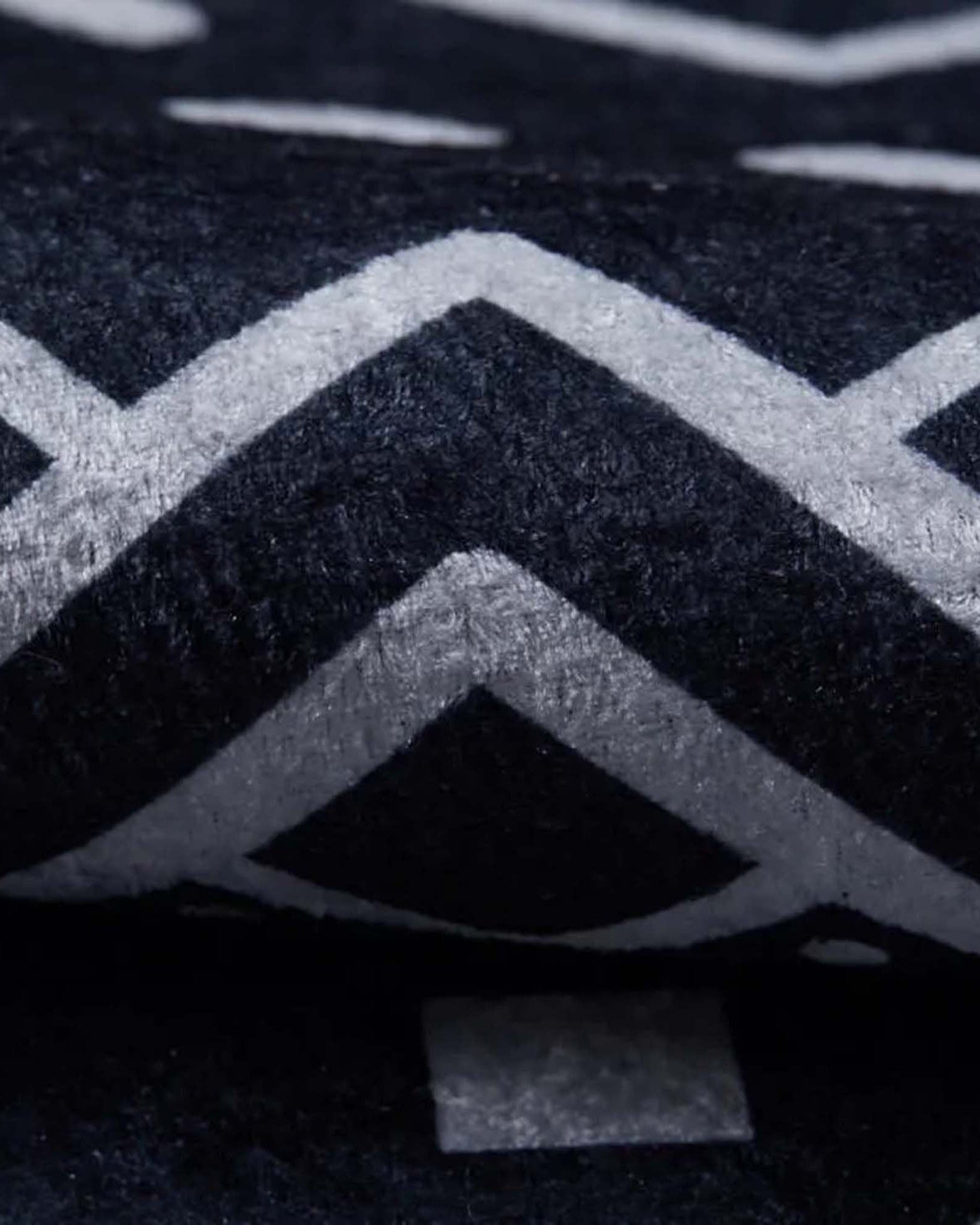 Lana Boho Aztec Black White Rug