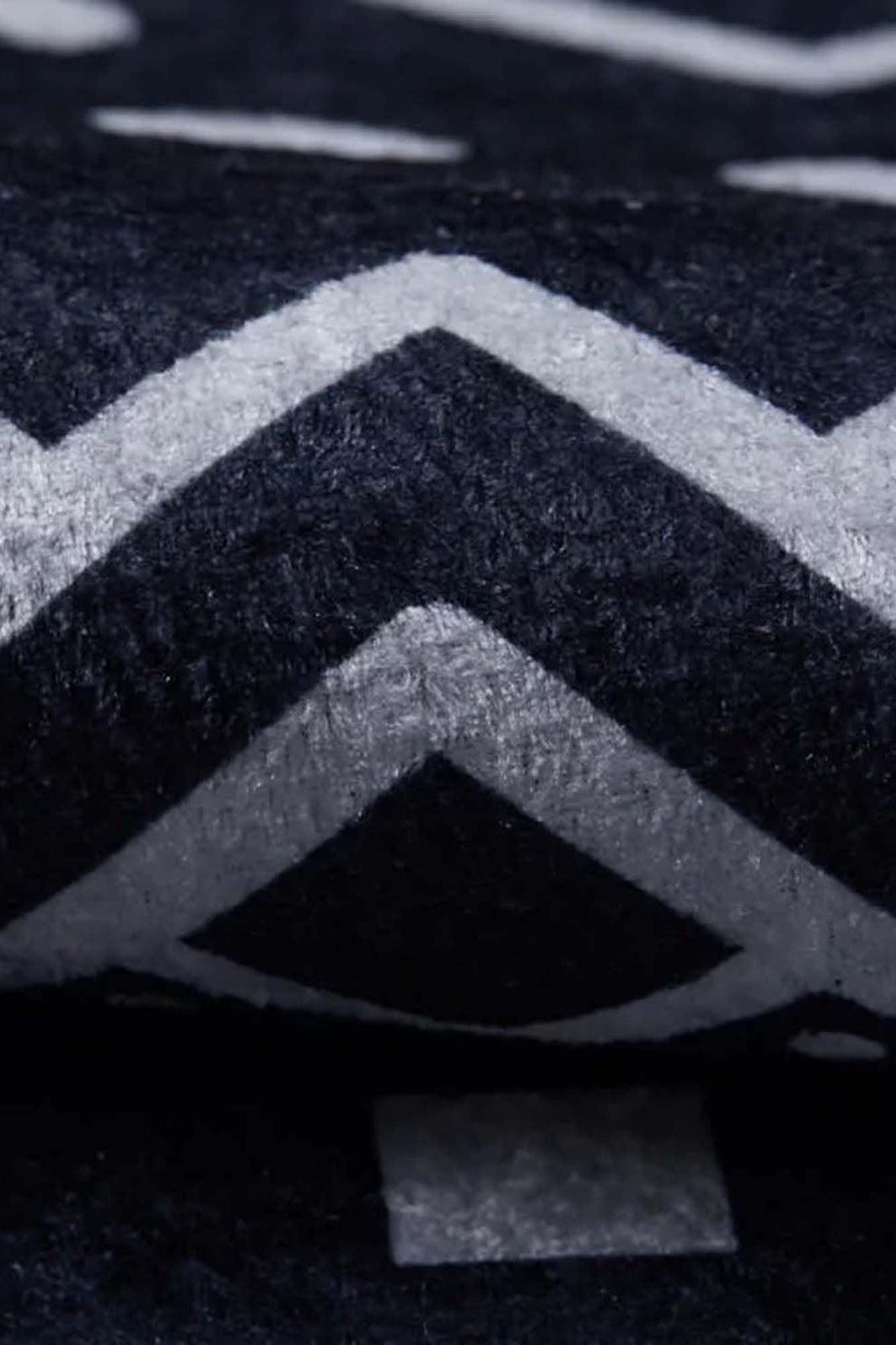 Lana Boho Aztec Black White Rug