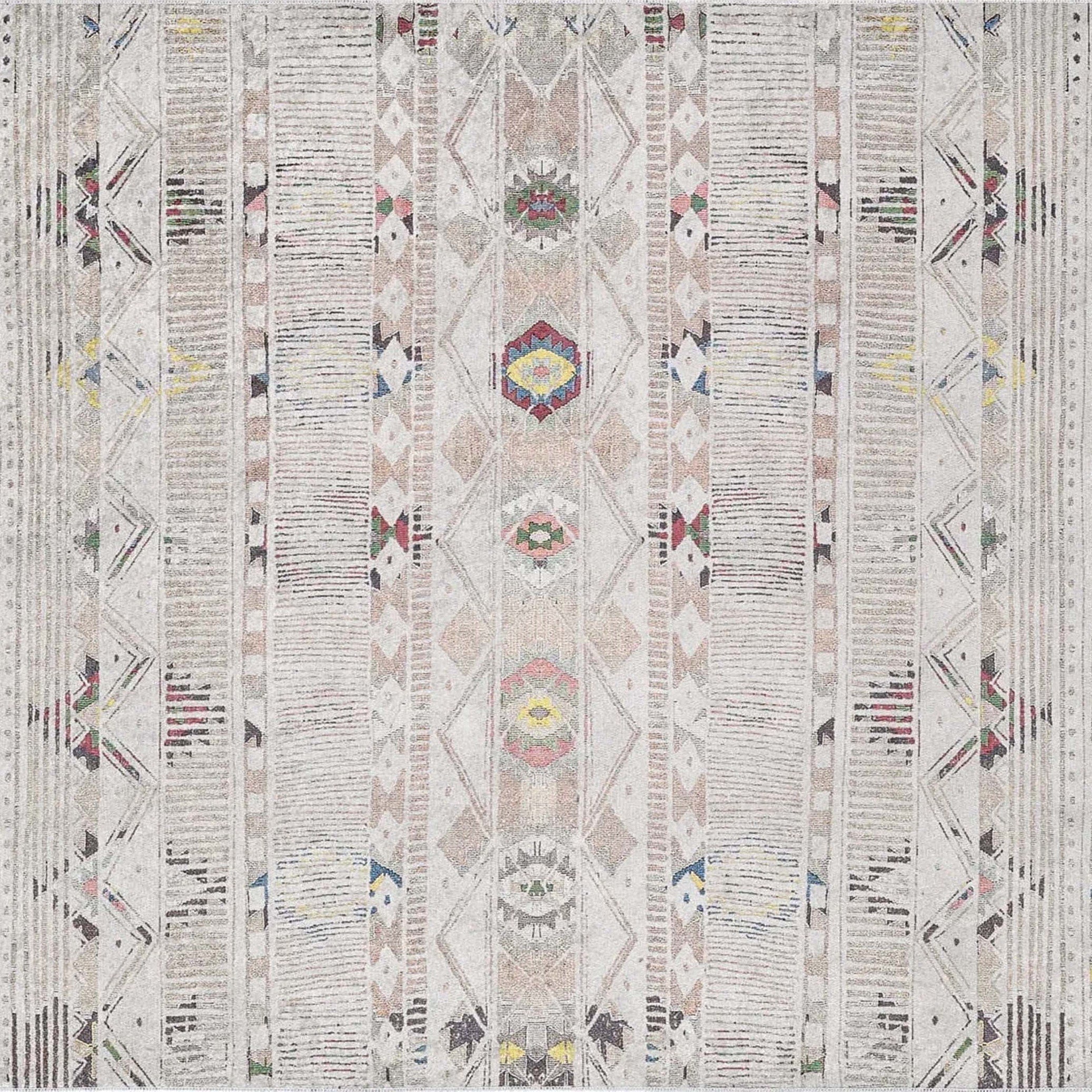 Lara Boho Turkish Beige Rug