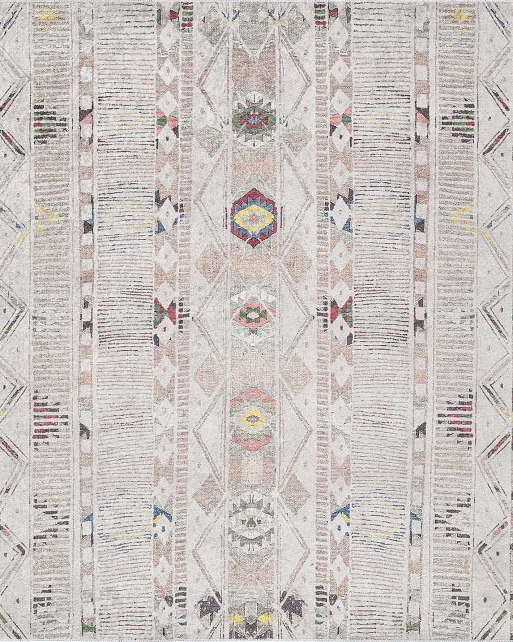 Lara Boho Turkish Beige Rug