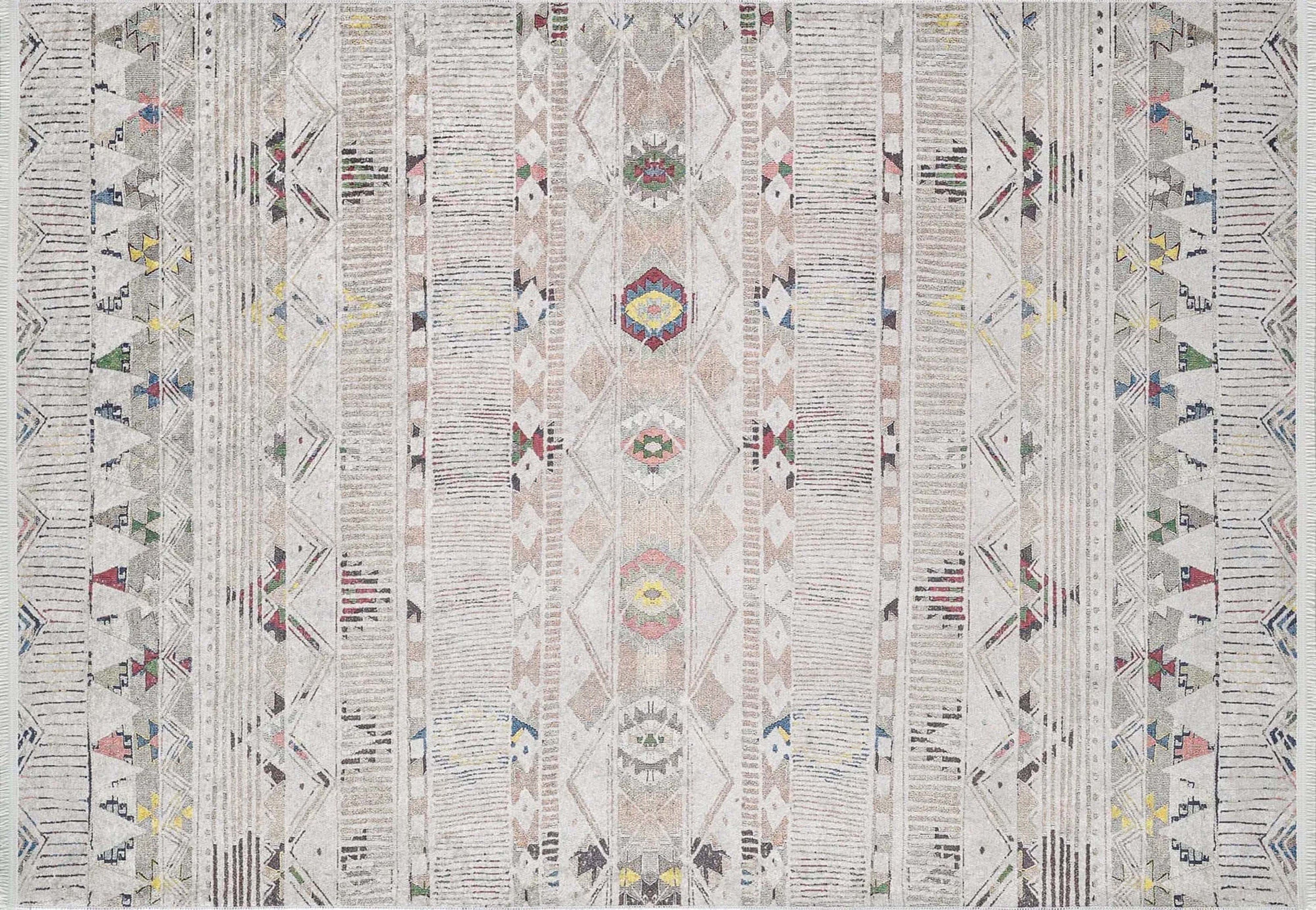 Lara Boho Turkish Beige Rug