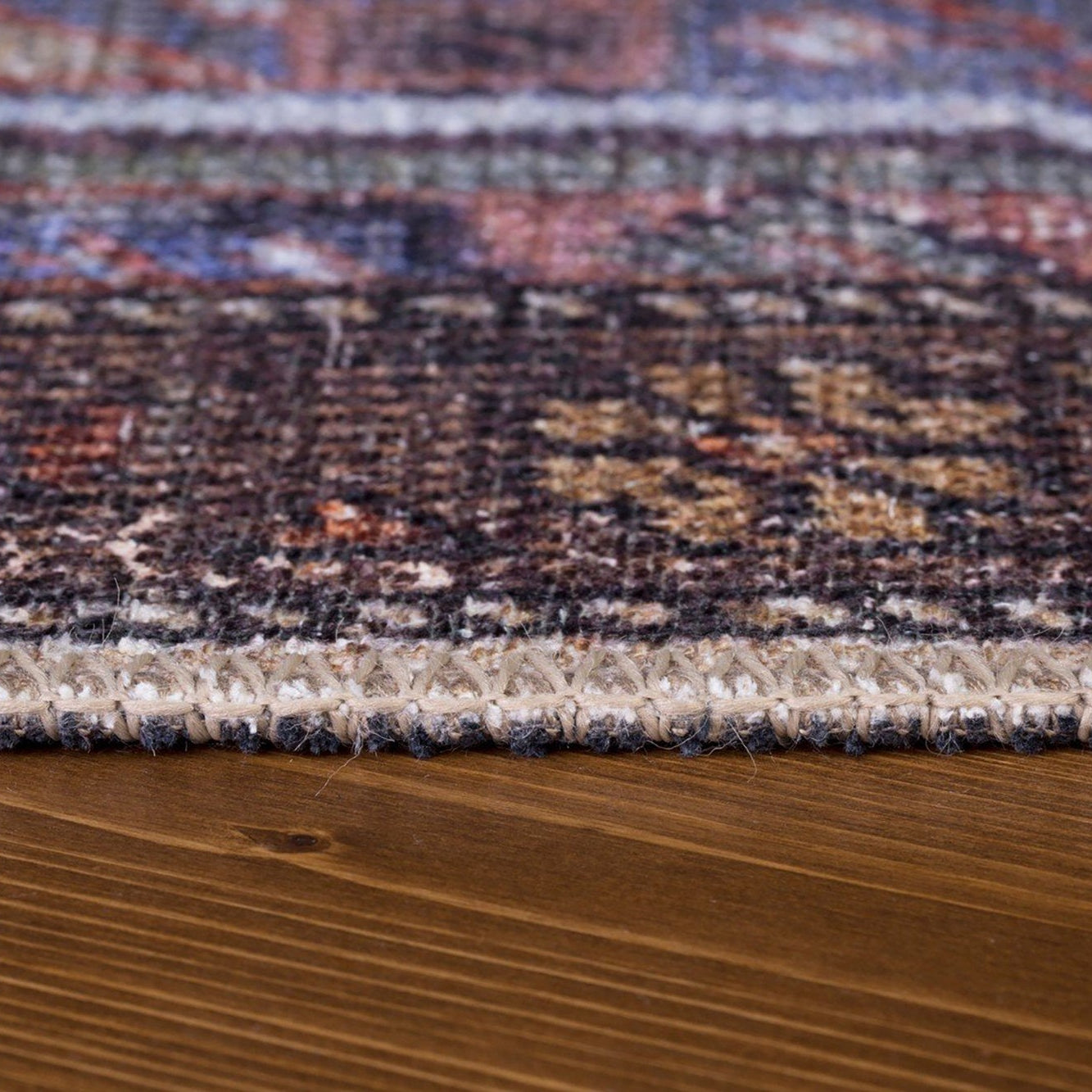 Laysa Rug Turkish Oriental Rustic Tribal Brown Rug