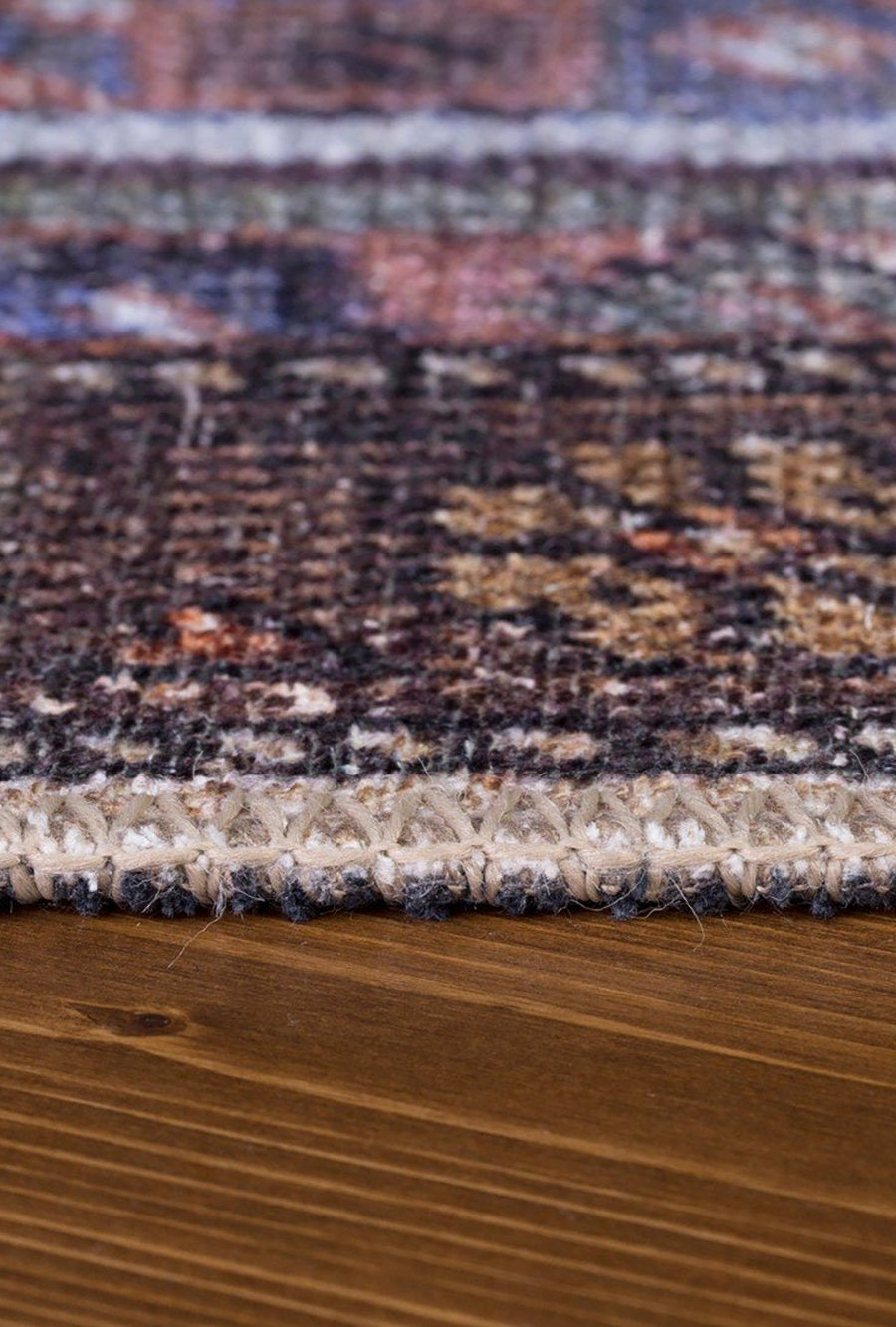 Laysa Rug Turkish Oriental Rustic Tribal Brown Rug