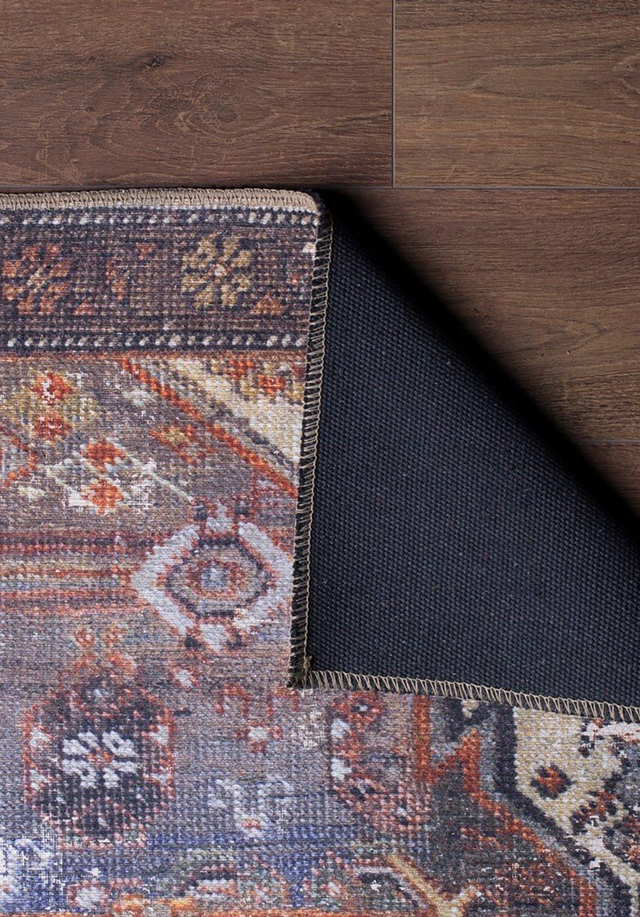 Laysa Rug Turkish Oriental Rustic Tribal Brown Rug