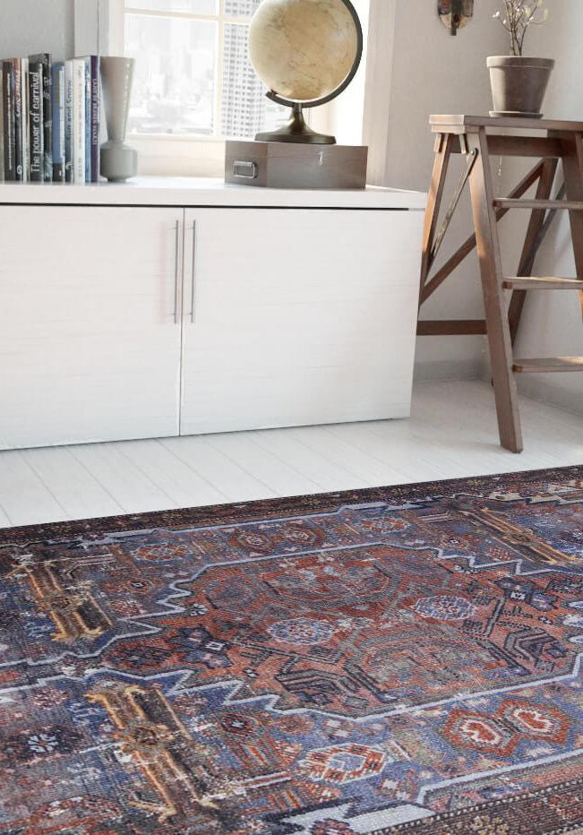 Laysa Rug Turkish Oriental Rustic Tribal Brown Rug