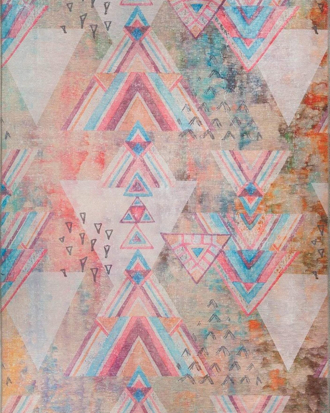Lily Modern Watercolor Rug