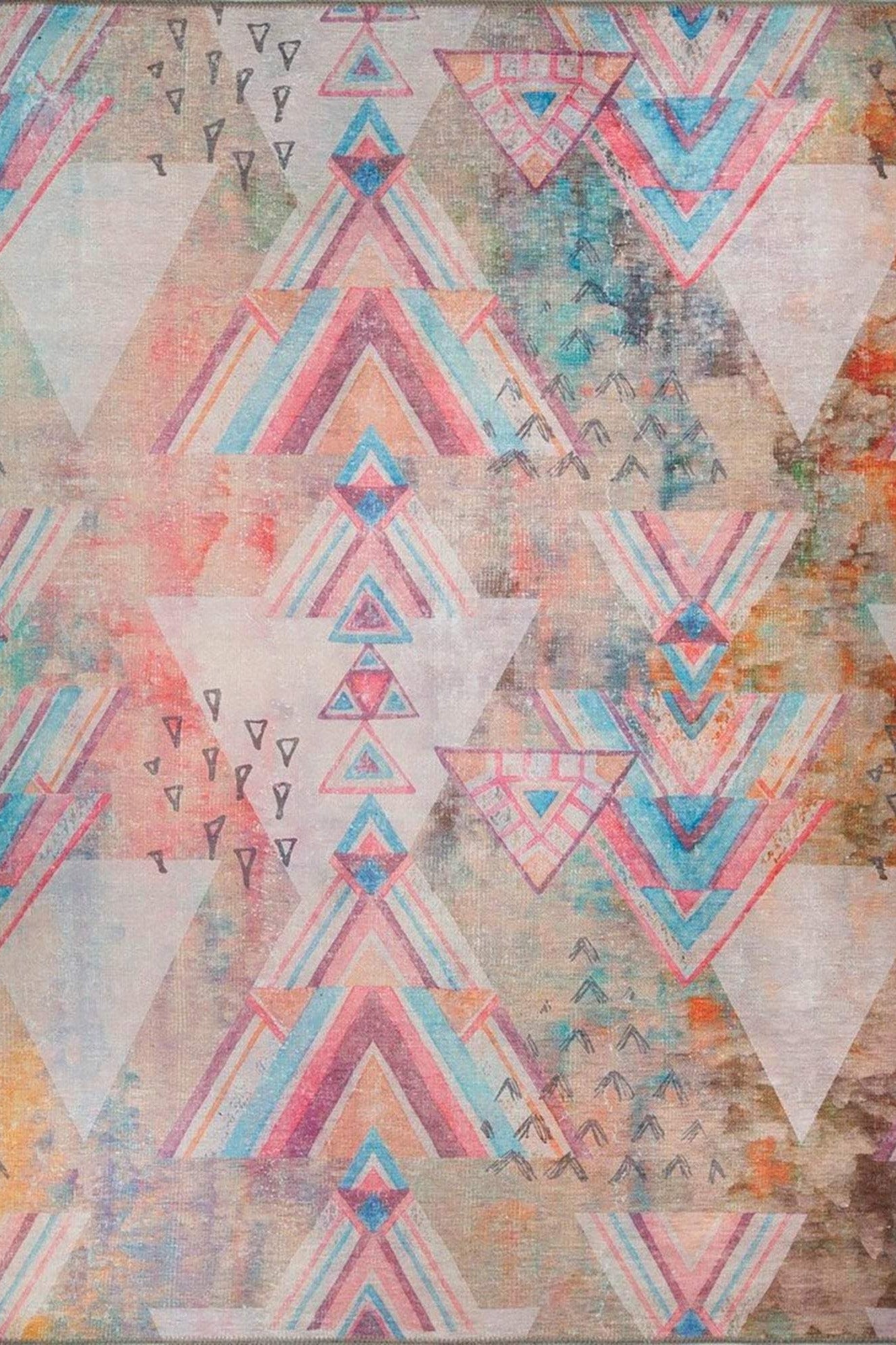 Lily Modern Watercolor Rug