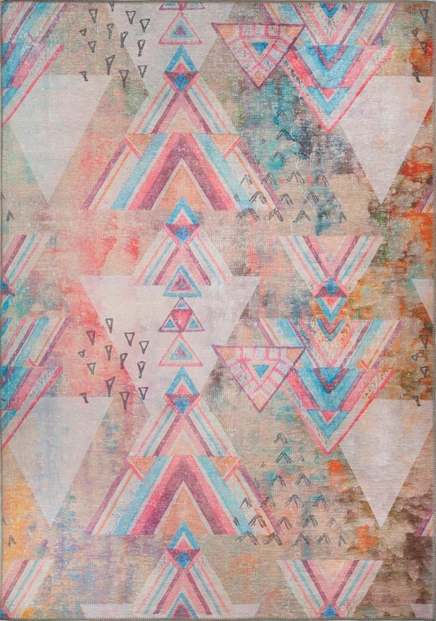 Lily Modern Watercolor Rug