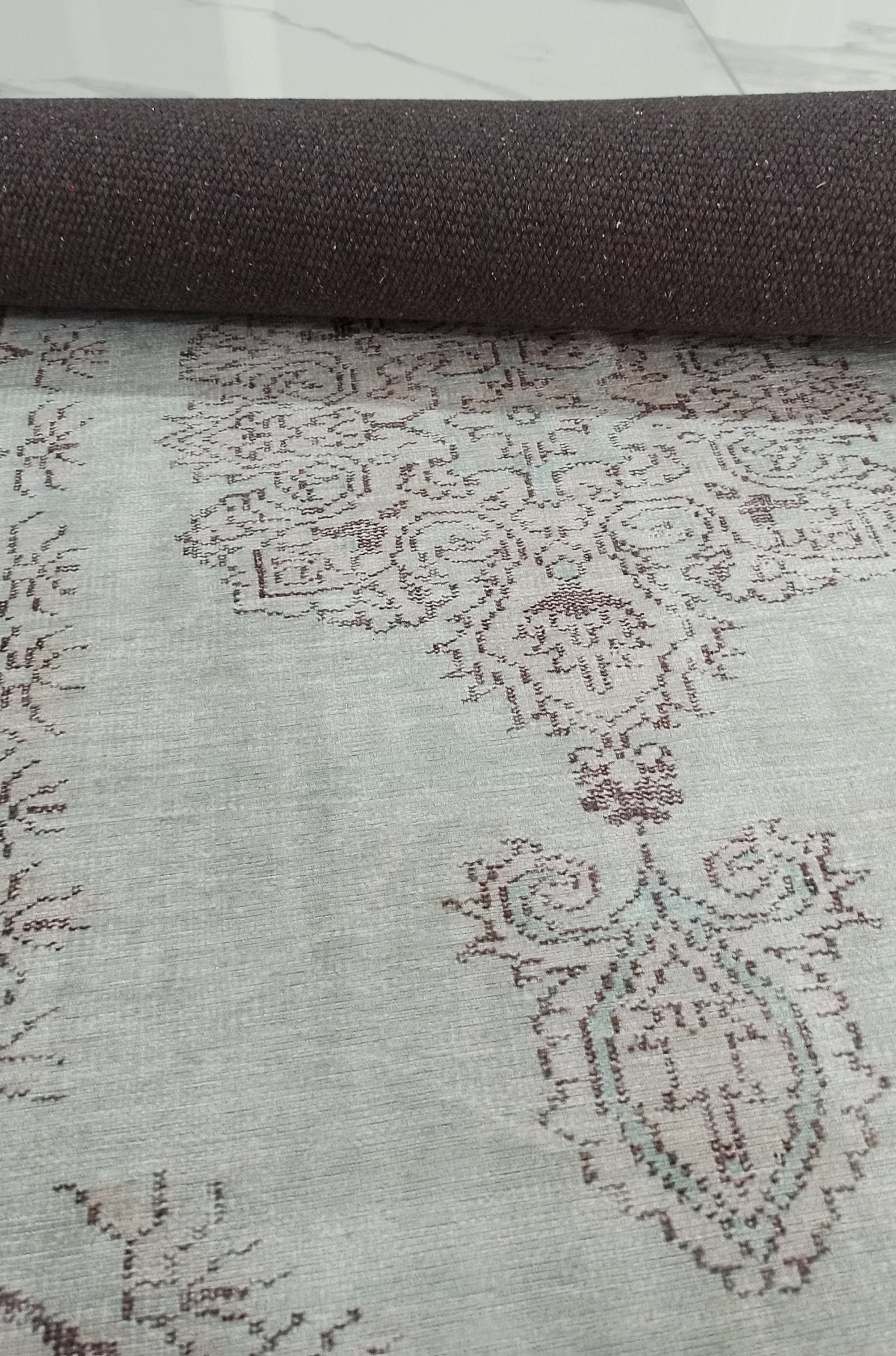 Linda Rug Turkish Muted Green Rug