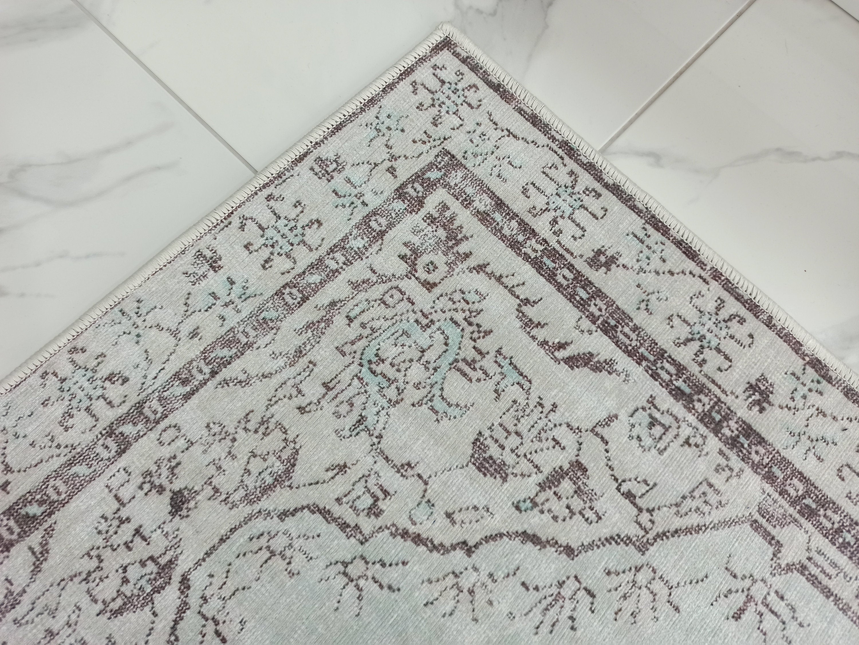 Linda Rug Turkish Muted Green Rug