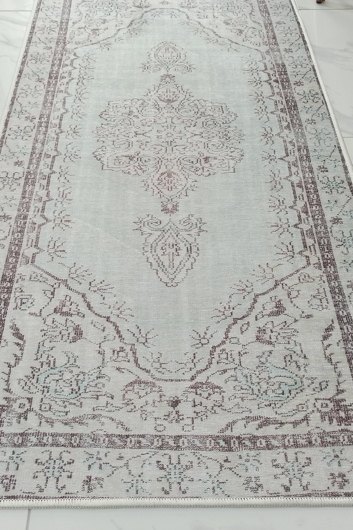 Linda Rug Turkish Muted Green Rug