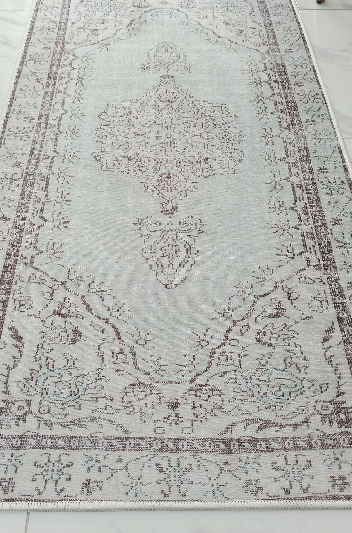 Linda Rug Turkish Muted Green Rug