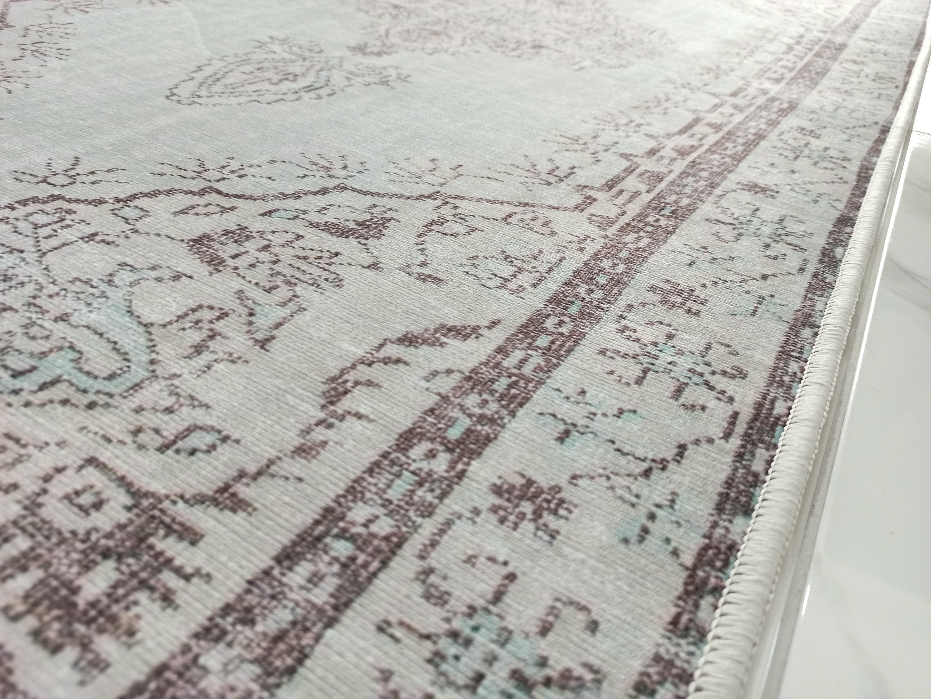 Linda Rug Turkish Muted Green Rug