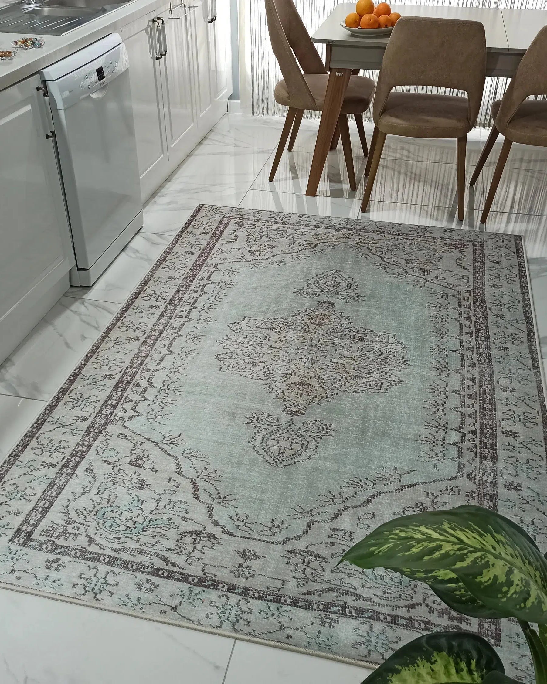 Linda Rug Turkish Muted Green Rug