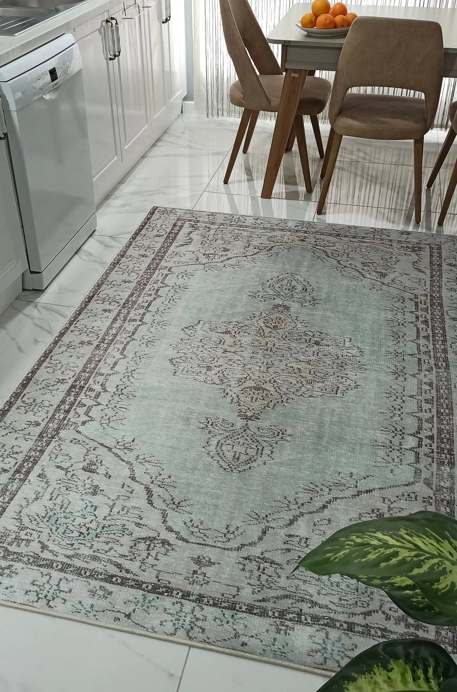 Linda Rug Turkish Muted Green Rug