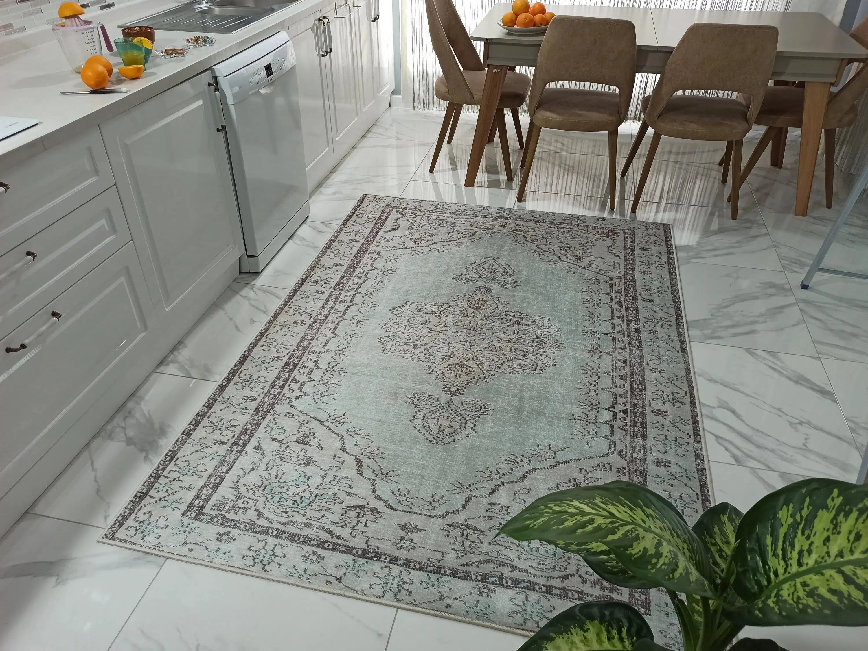 Linda Rug Turkish Muted Green Rug