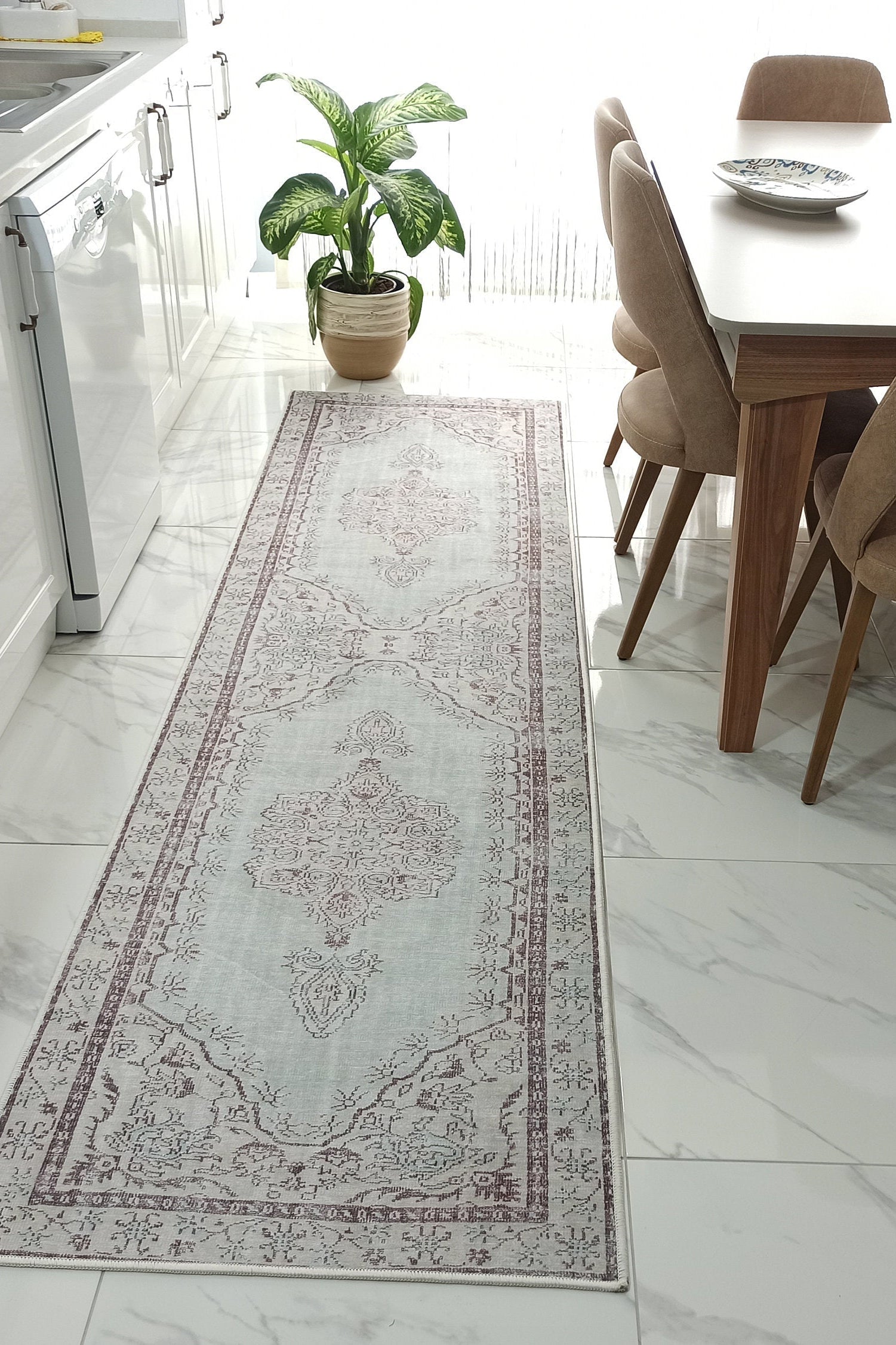 Linda Rug Turkish Muted Green Rug