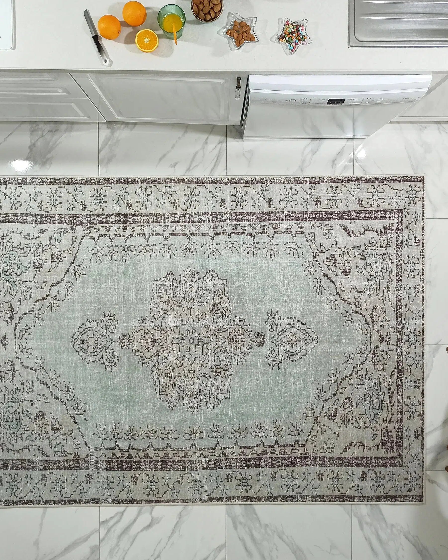 Linda Rug Turkish Muted Green Rug