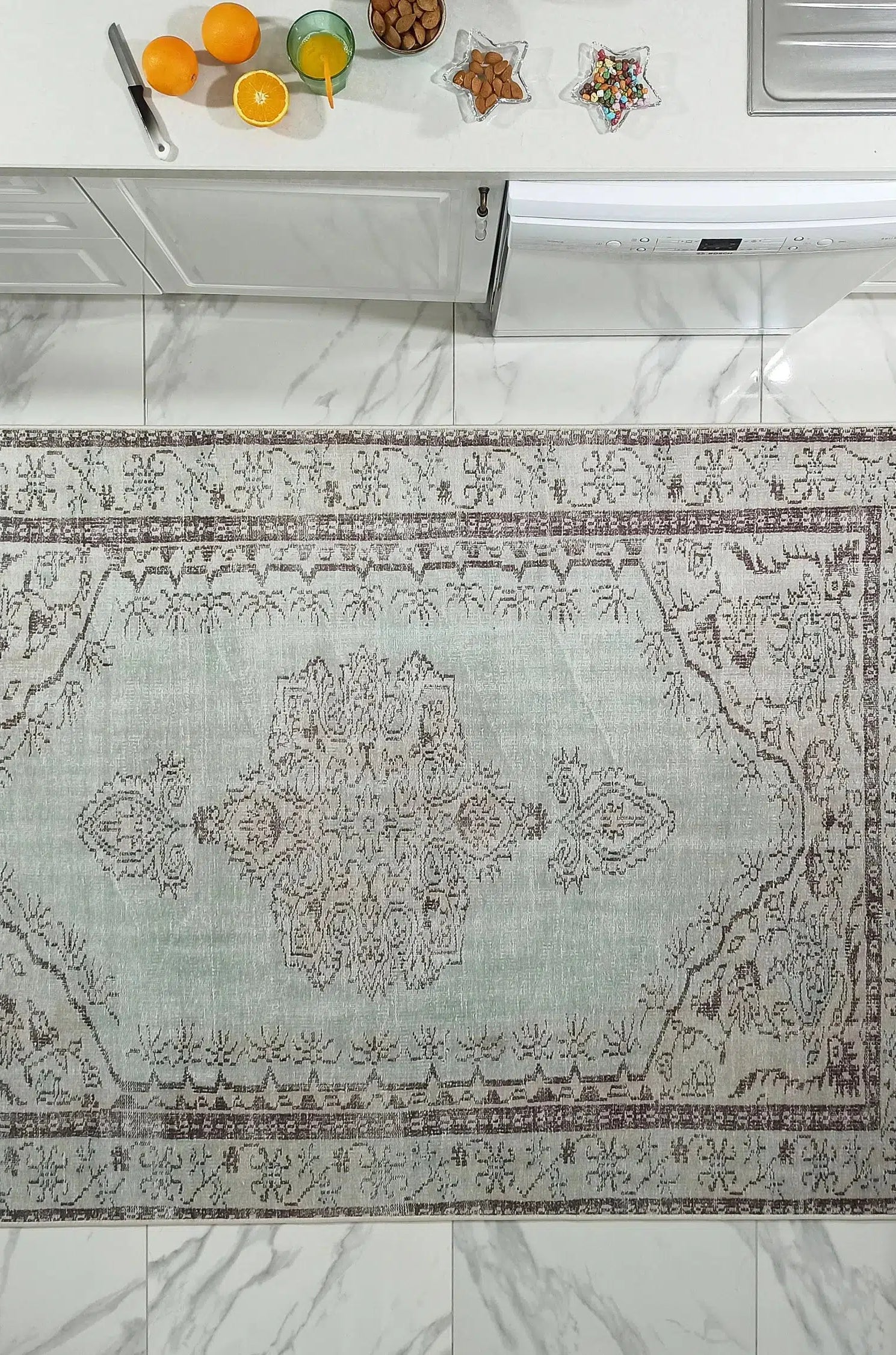 Linda Rug Turkish Muted Green Rug