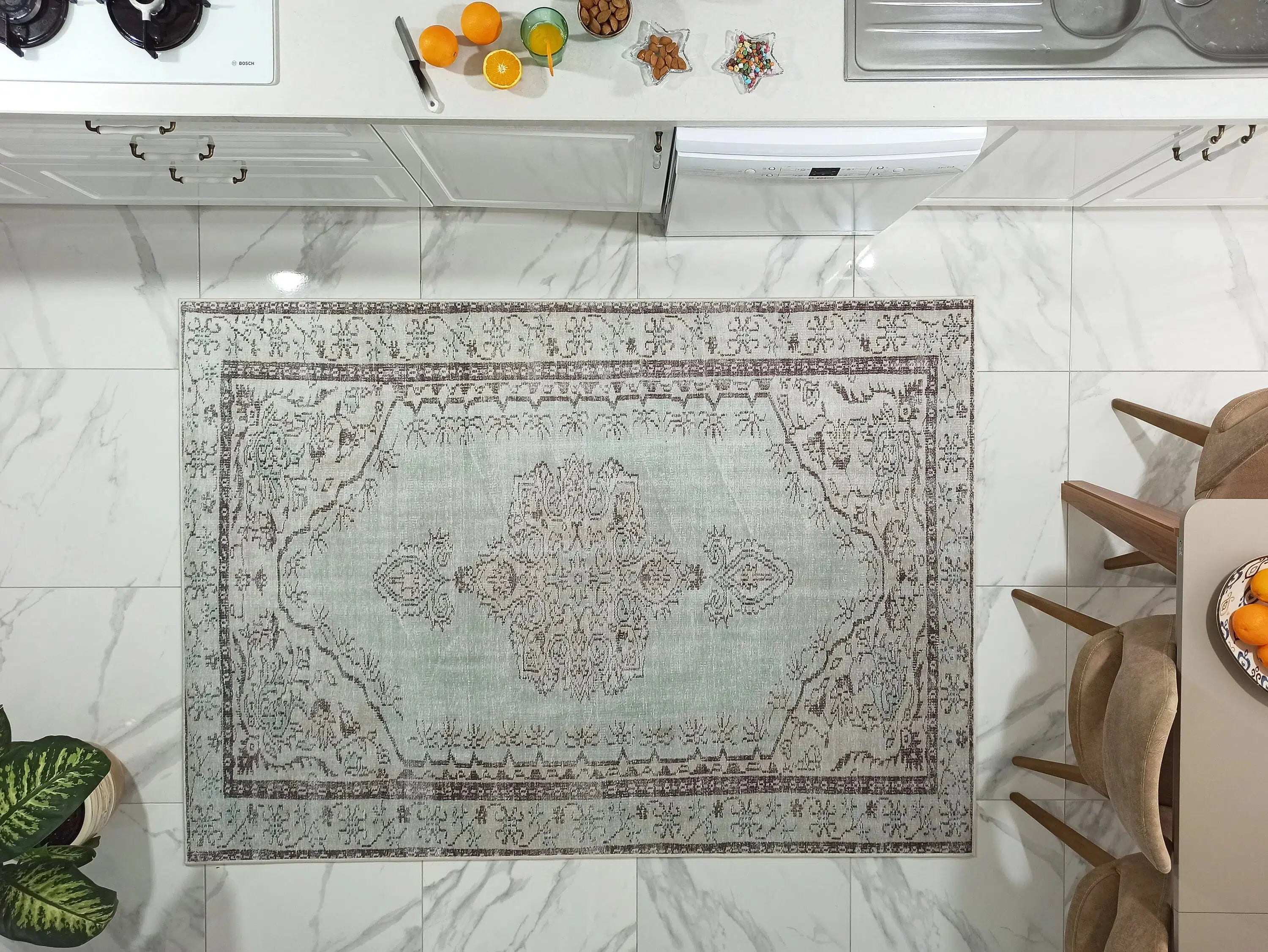 Linda Rug Turkish Muted Green Rug