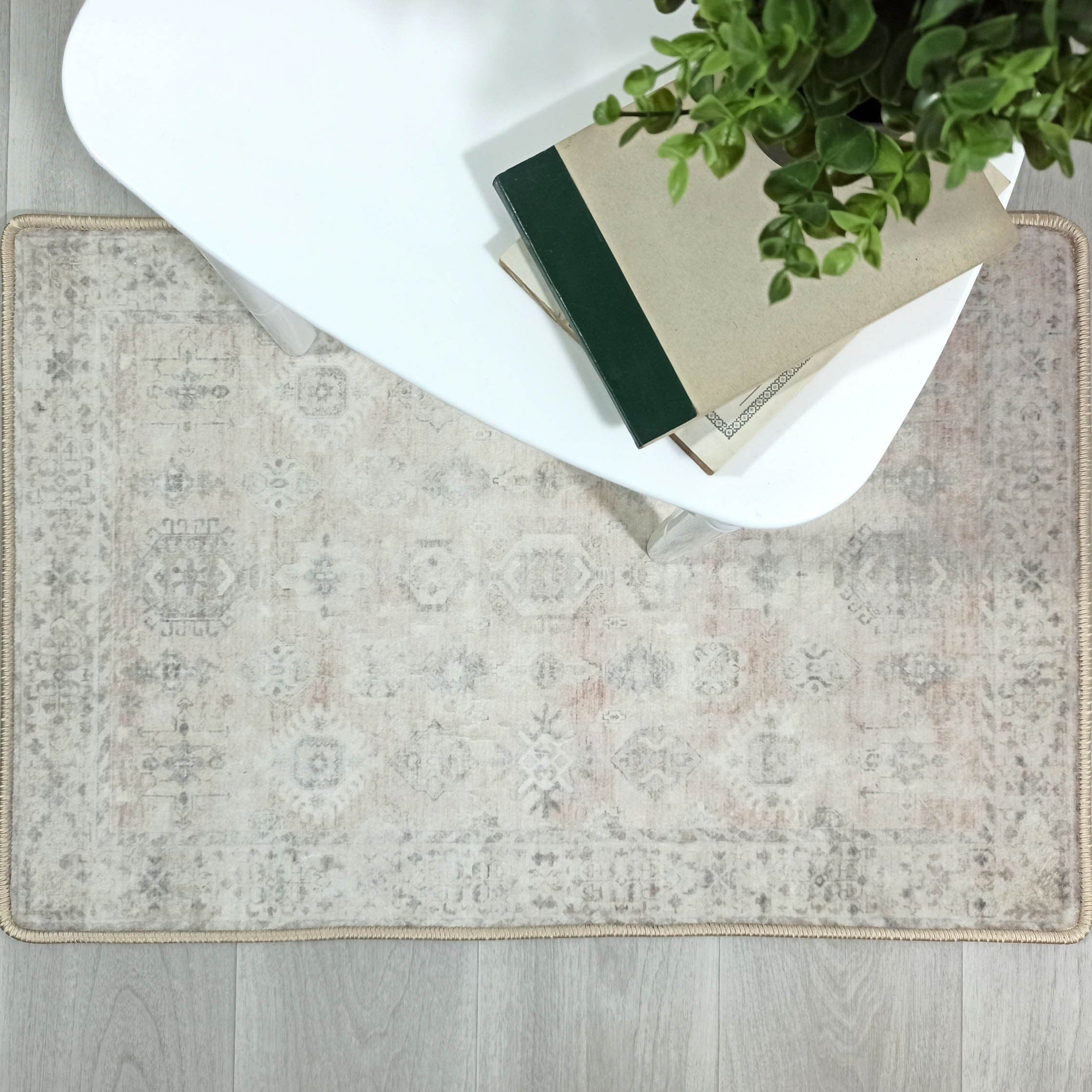 Lita Turkish Neutral Beige Blush Rug