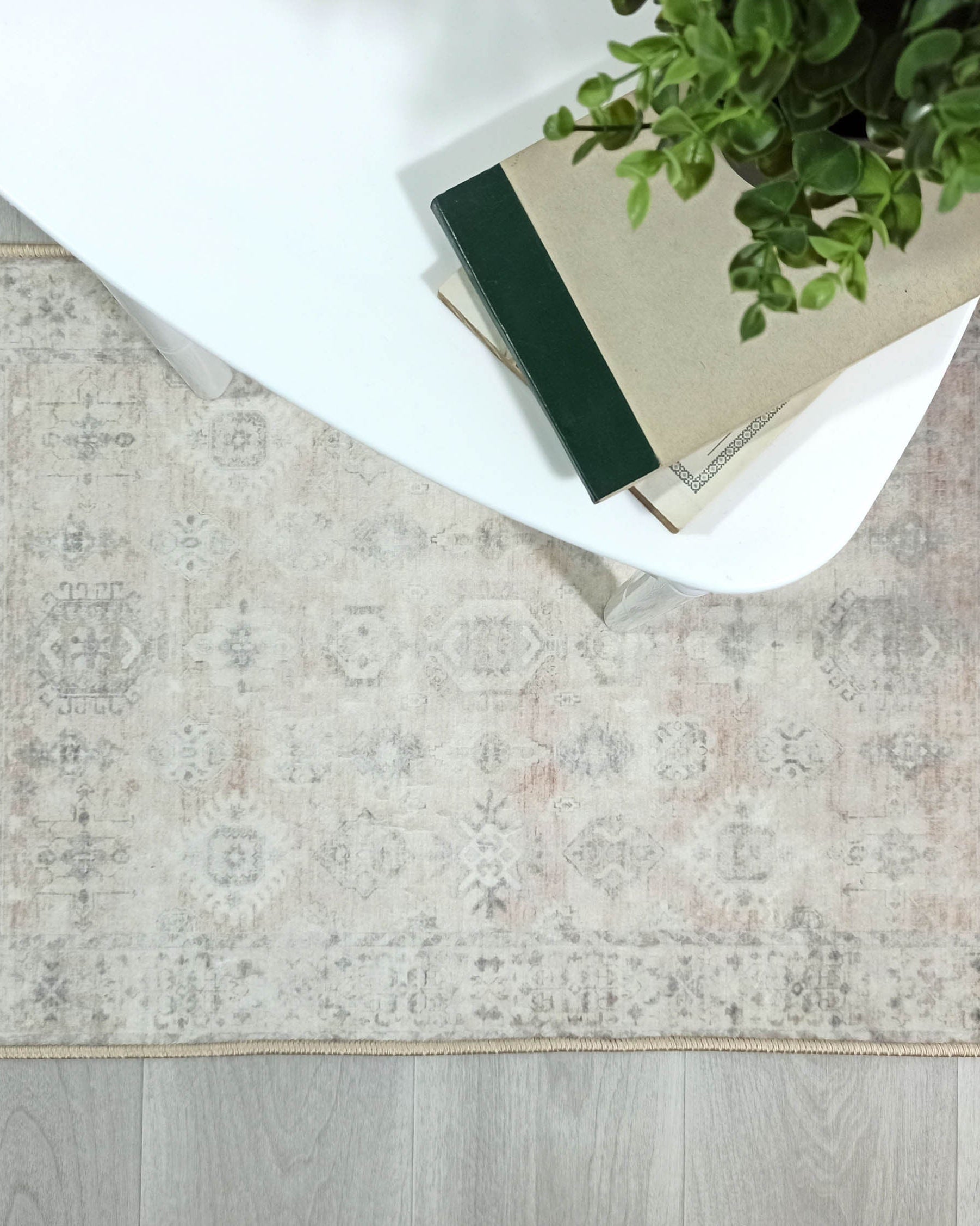 Lita Turkish Neutral Beige Blush Rug