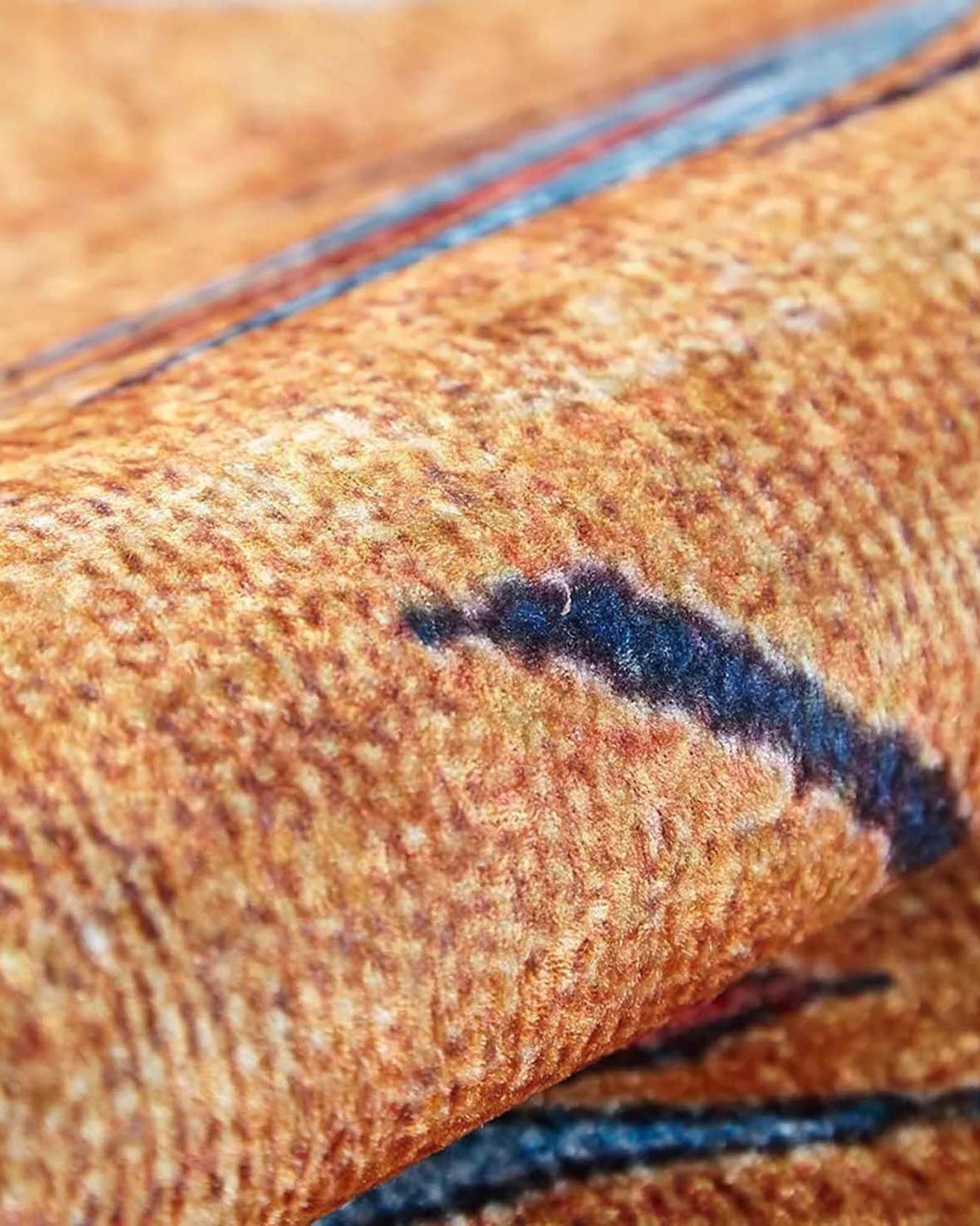 Litya Turkish Kilim Light Blue and Orange Rug