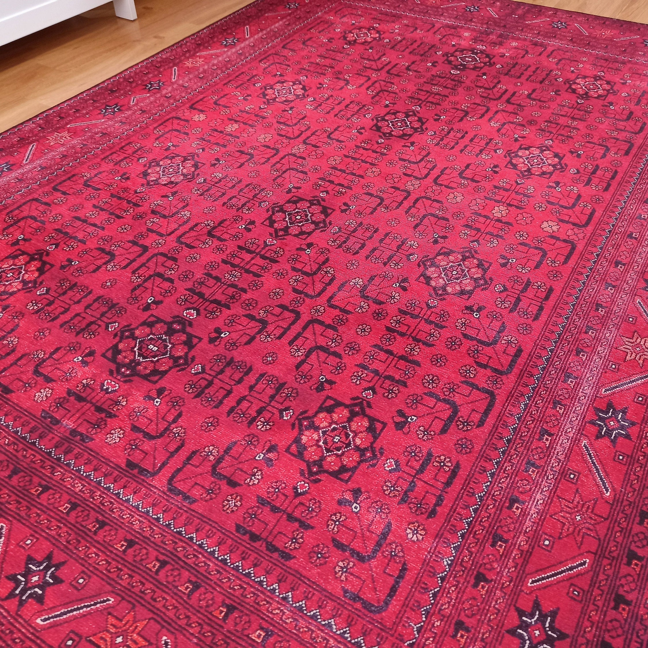 Liza Turkish Red Vintage Distressed Rug