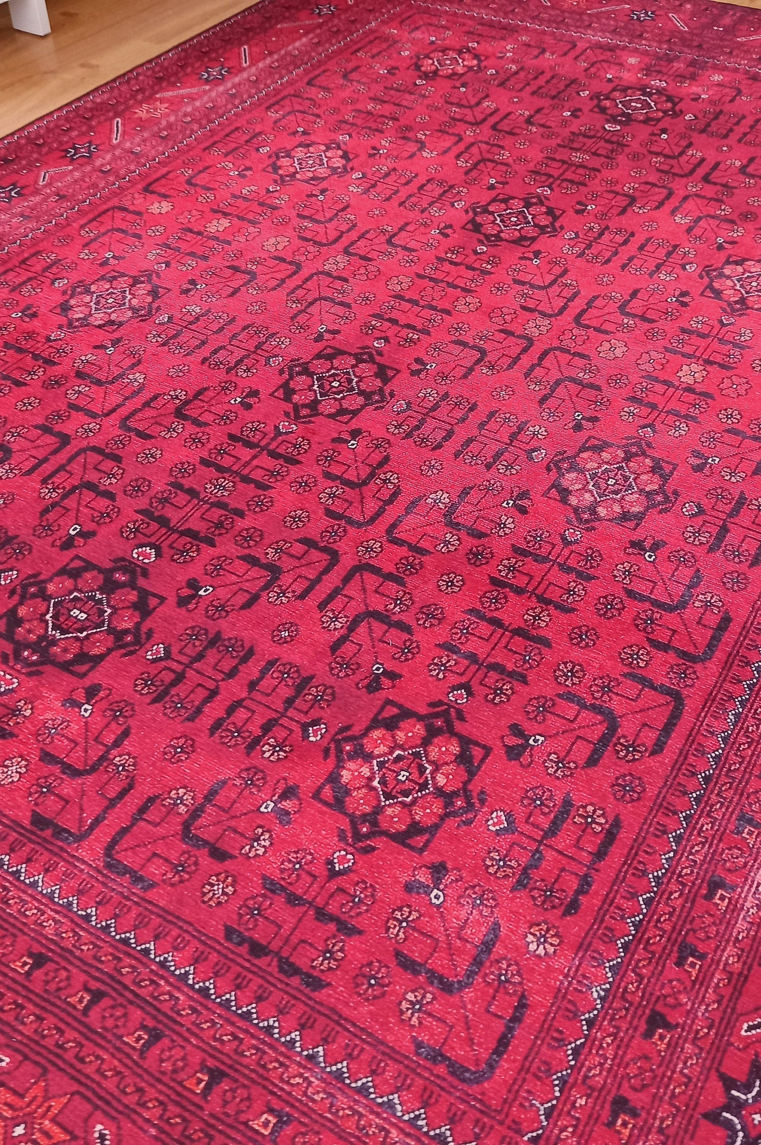 Liza Turkish Red Vintage Distressed Rug