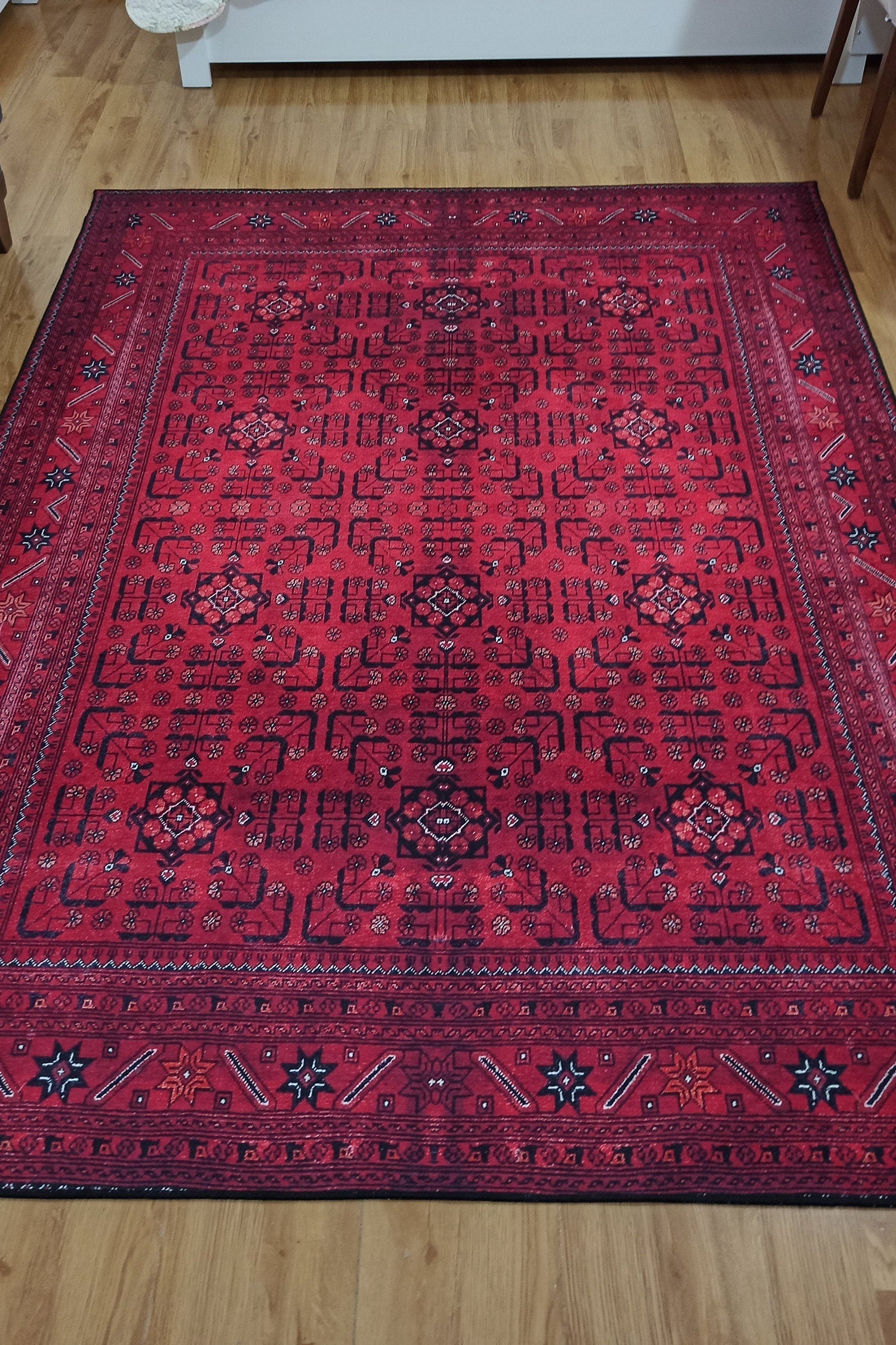 Liza Turkish Red Vintage Distressed Rug