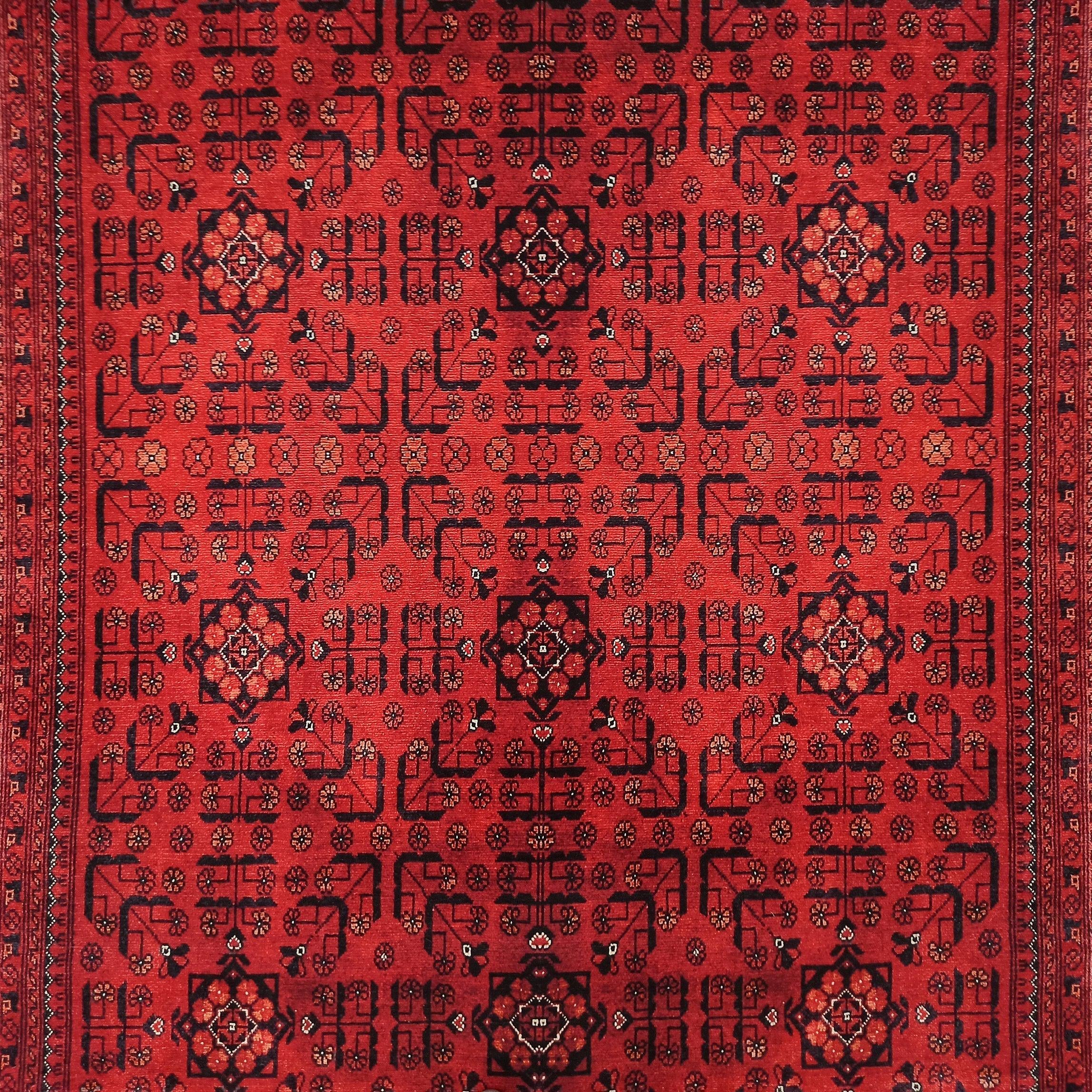 Liza Turkish Red Vintage Distressed Rug