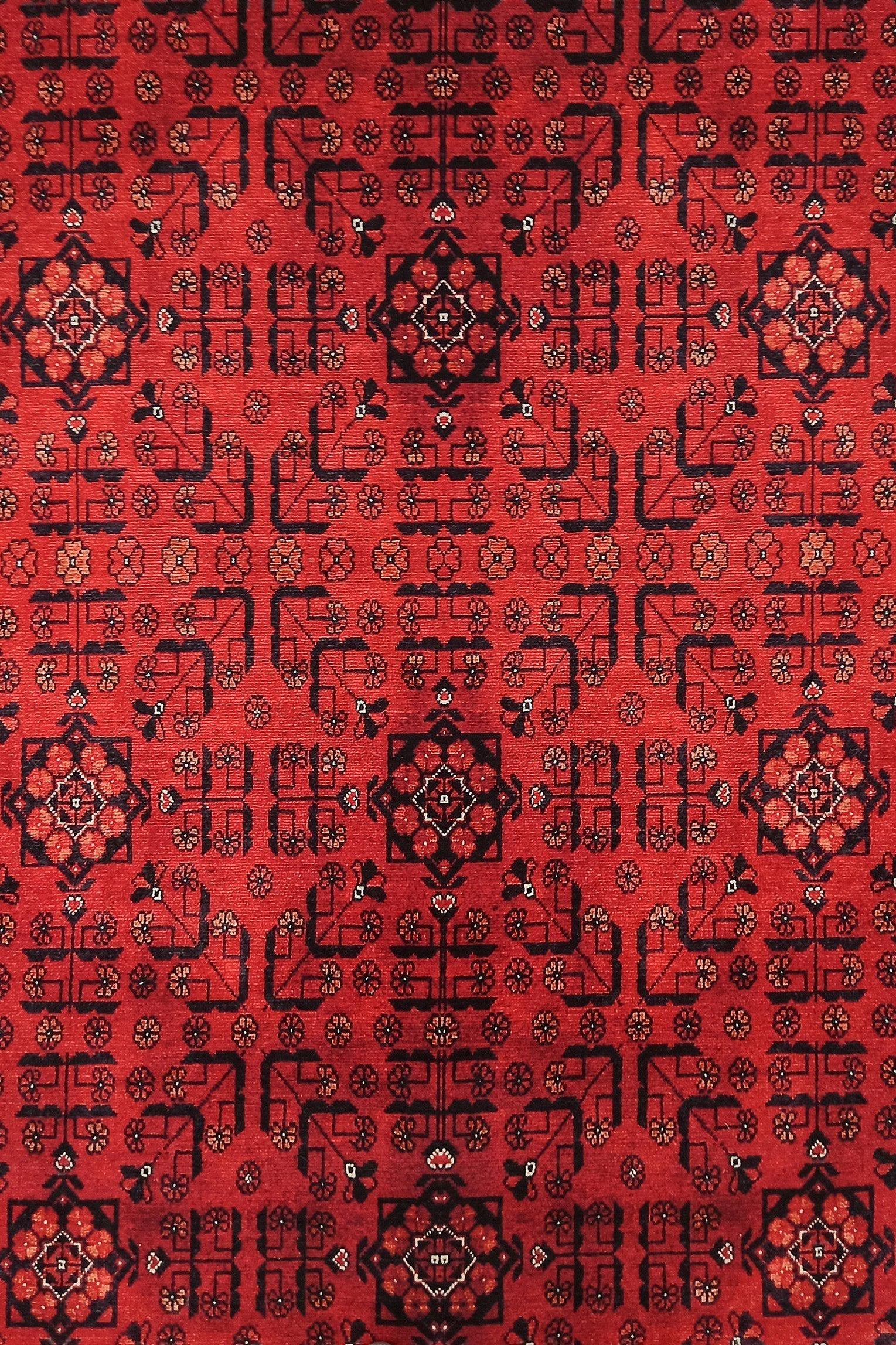 Liza Turkish Red Vintage Distressed Rug