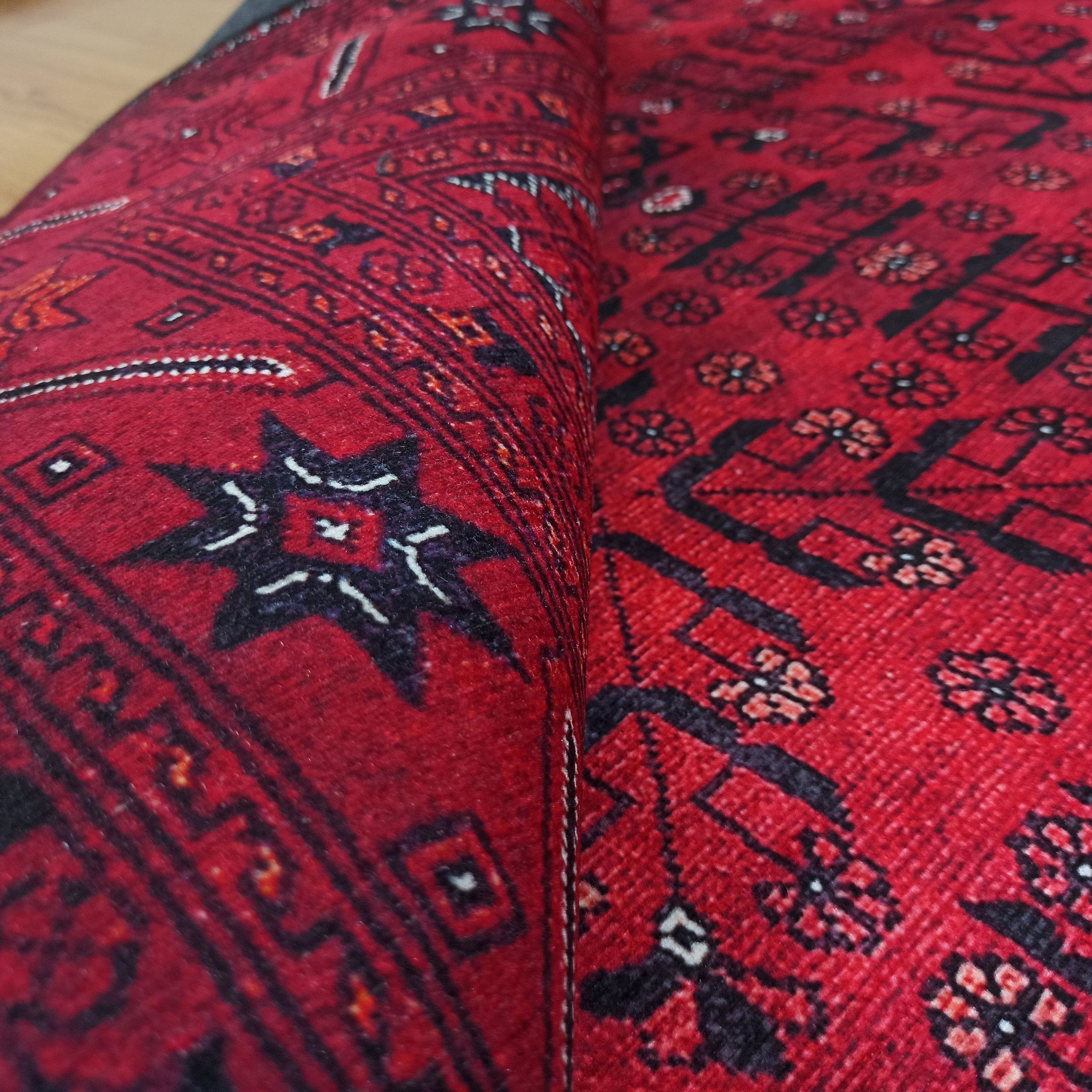 Liza Turkish Red Vintage Distressed Rug