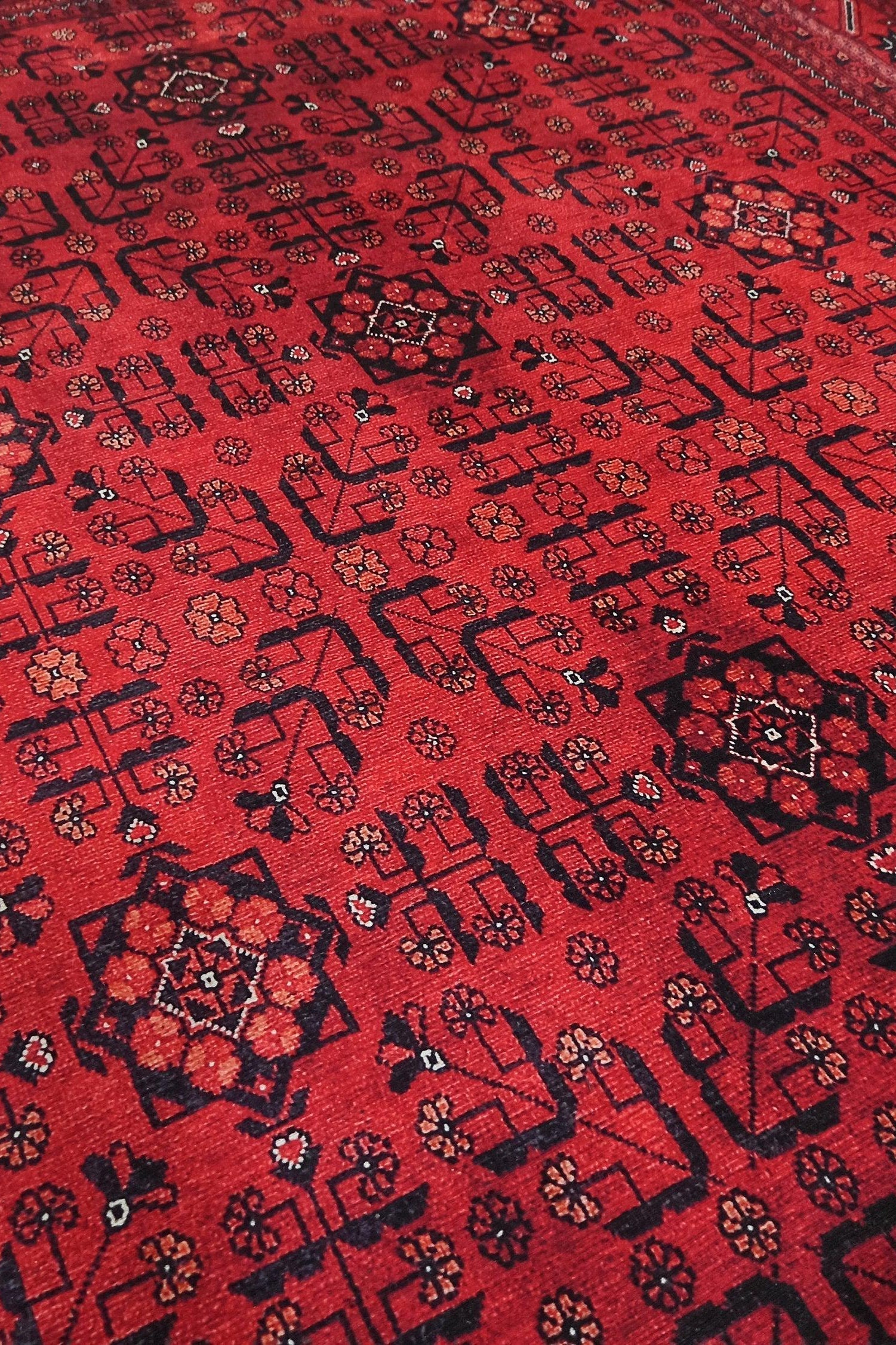 Liza Turkish Red Vintage Distressed Rug
